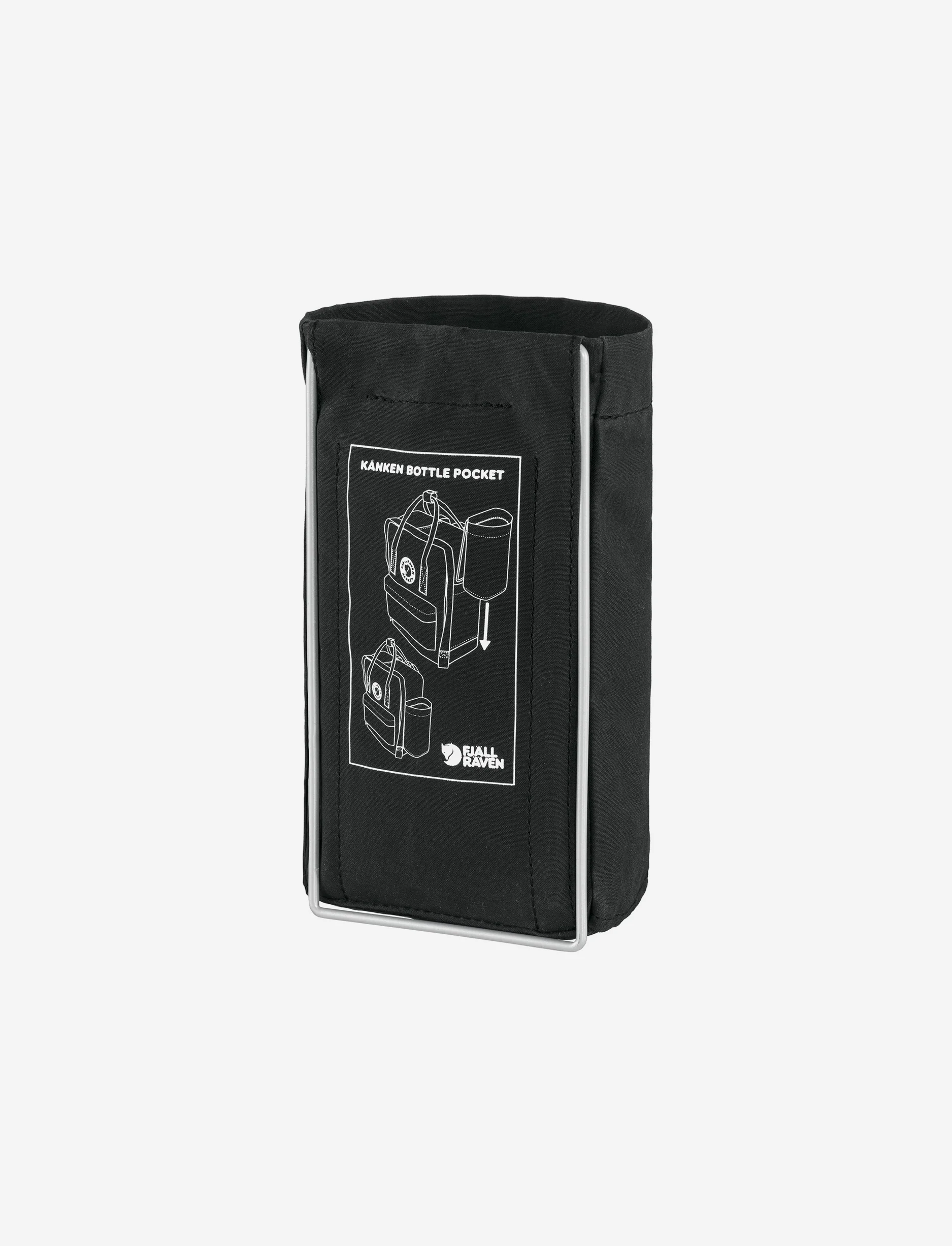 Fjallraven Kanken Bottle Pocket – מידנית לבקבוק מים בצבע שחור