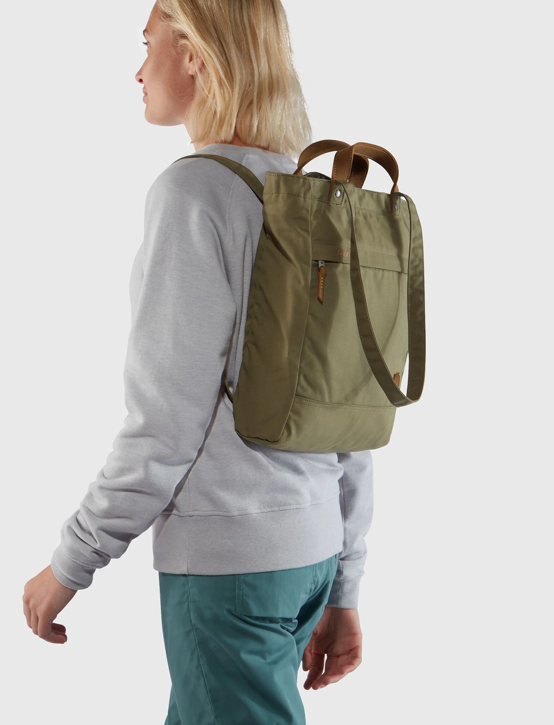 Fjallraven Kanken Totepack No. 1 Small - תיק גב/צד קאן קן 10 ליטר בצבע שחור - Image 6