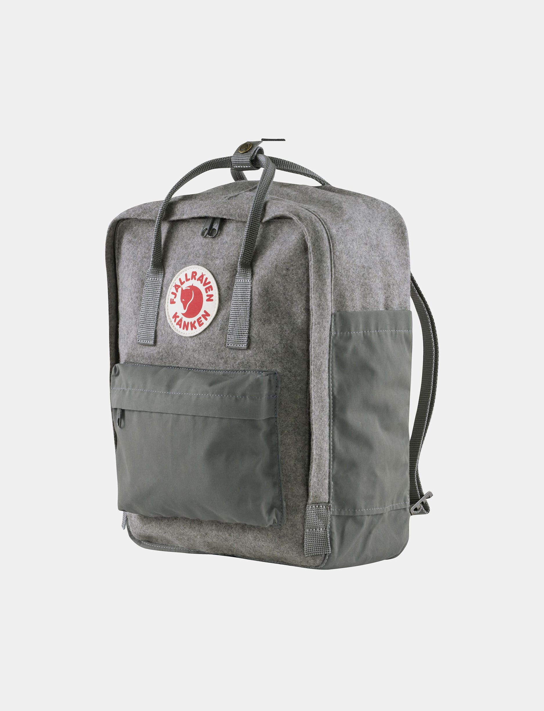 Fjallraven Kanken Re-Wool - תיק גב קאן קן 16 ליטר ריוול בצבע אפור - Image 3