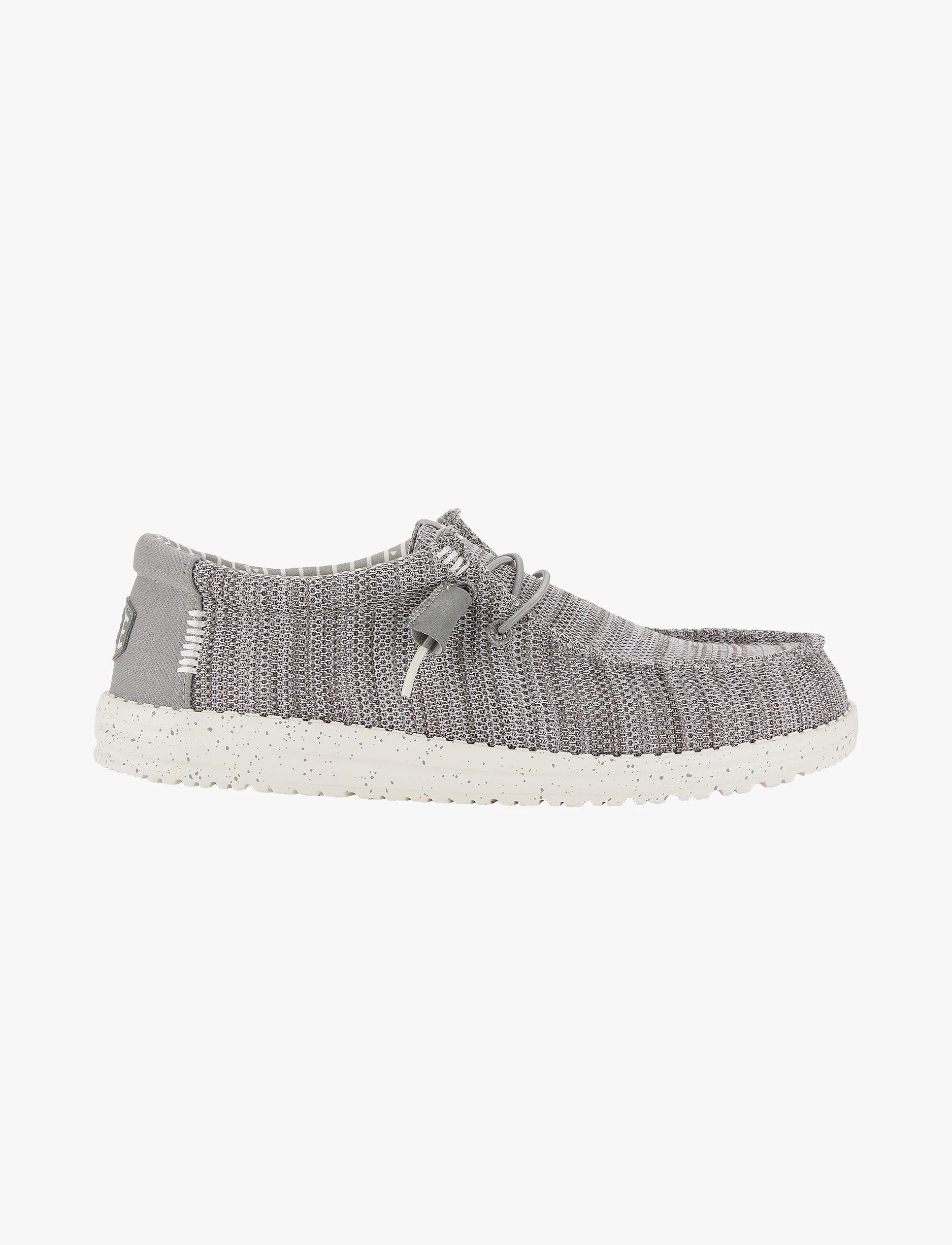 Hey Dude Slip On Wally Stretch Sox - נעלי סליפ און היי דוד לגברים בצבע אפור - Image 2