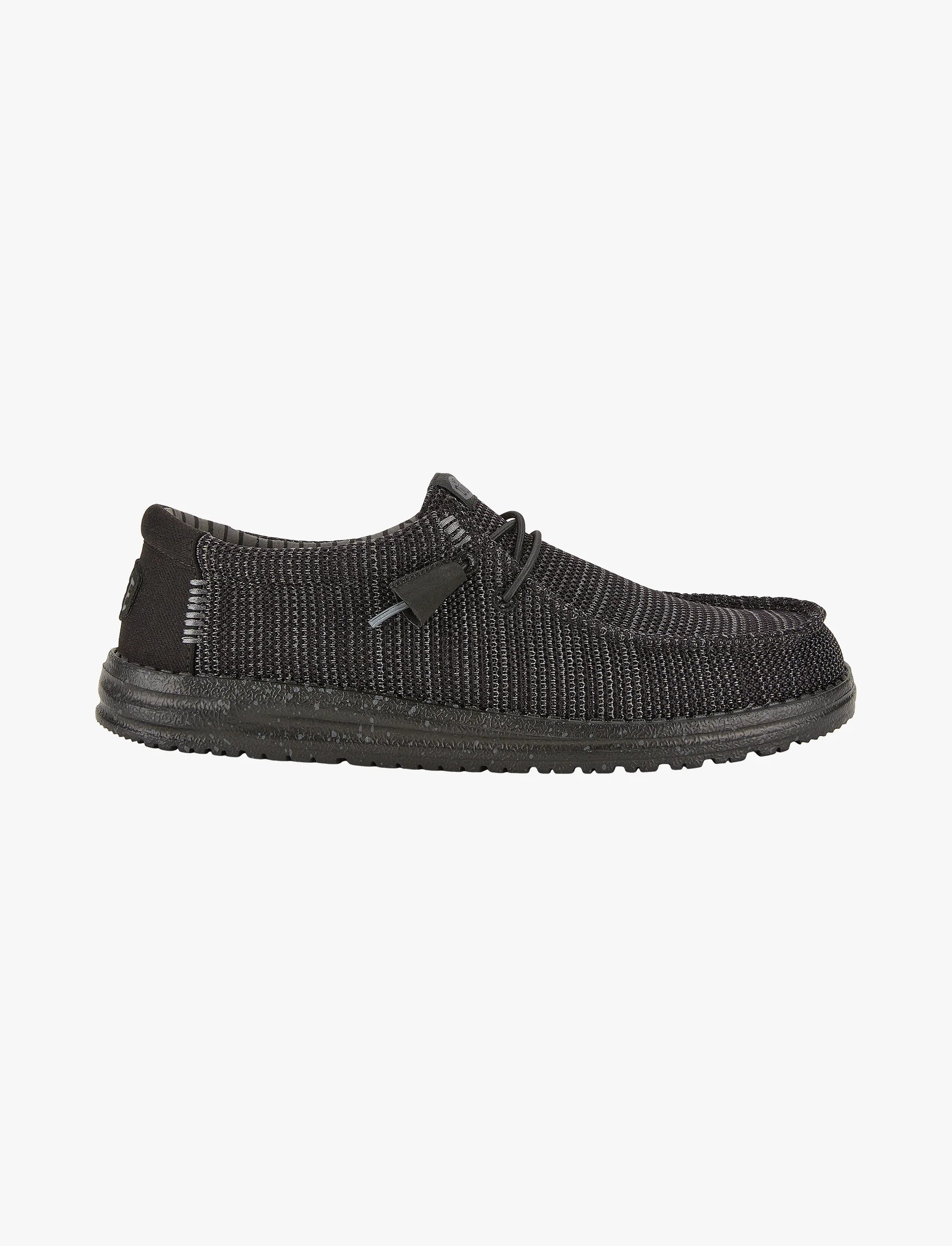 Hey Dude Slip On Wally Stretch Sox - נעלי סליפ און היי דוד לגברים בצבע שחור - Image 2
