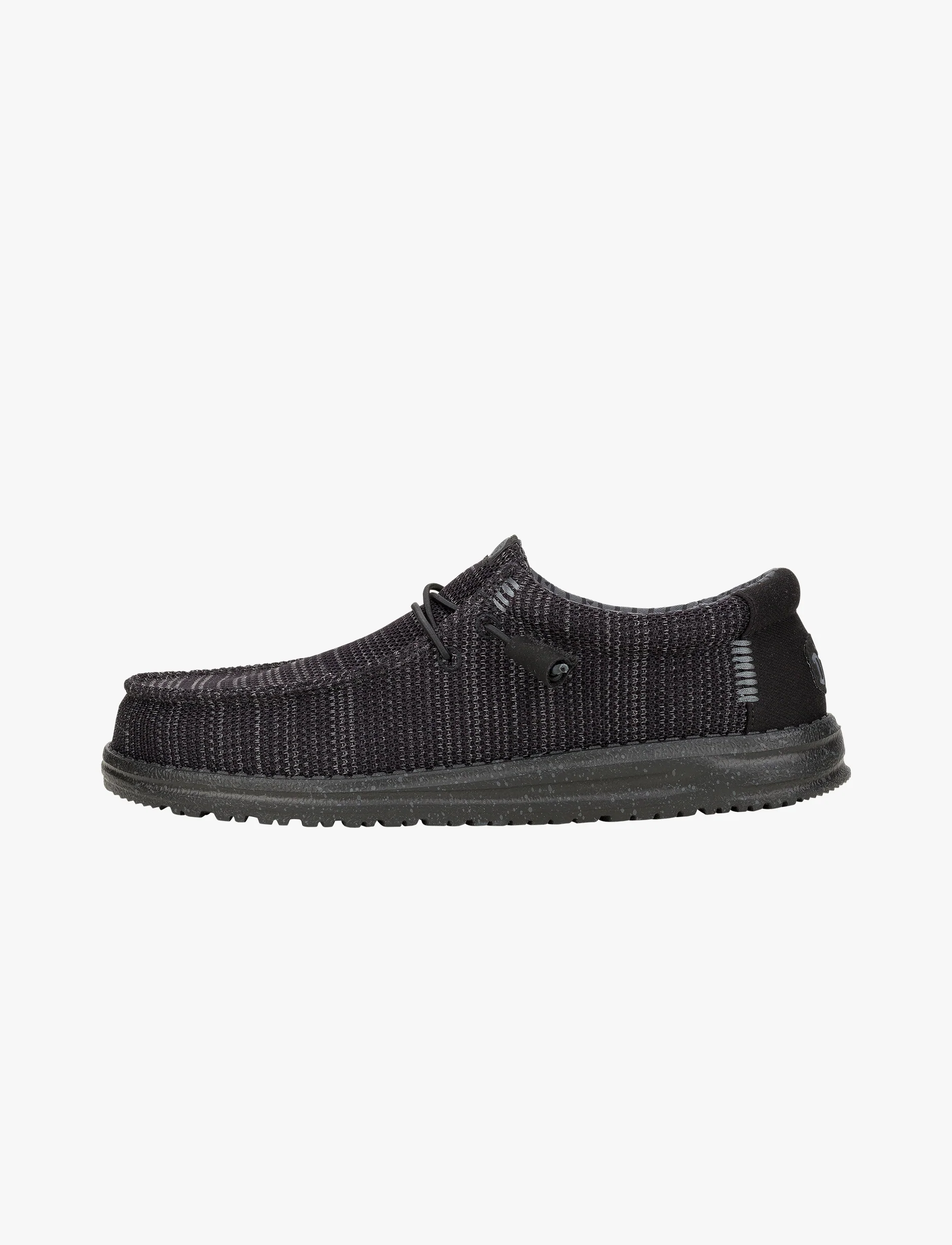 Hey Dude Slip On Wally Stretch Sox - נעלי סליפ און היי דוד לגברים בצבע שחור - Image 5