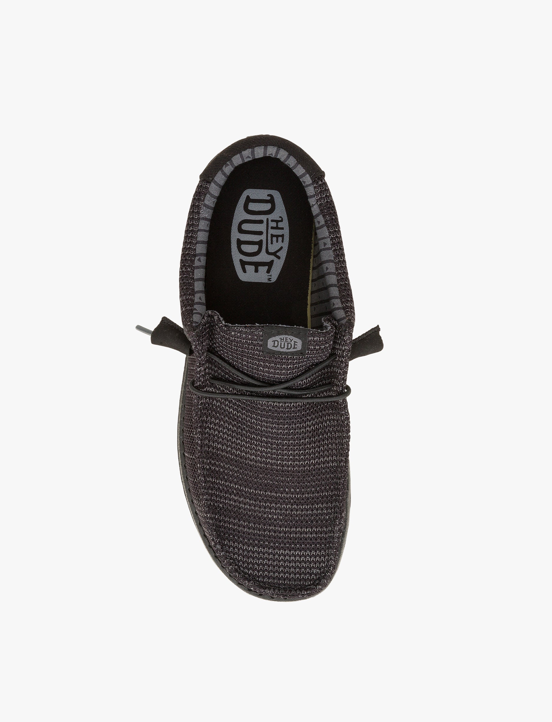 Hey Dude Slip On Wally Stretch Sox - נעלי סליפ און היי דוד לגברים בצבע שחור - Image 6