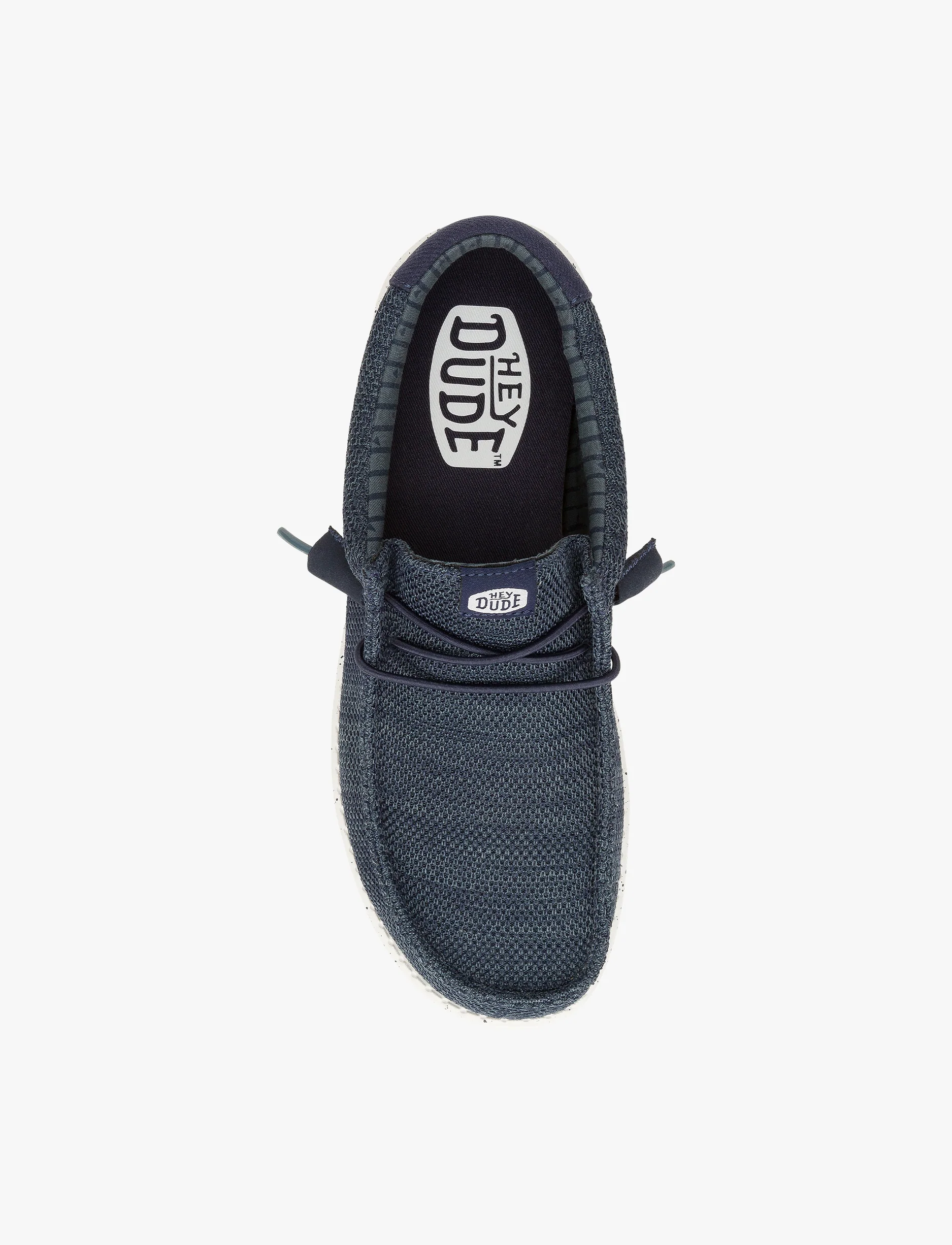 Hey Dude Slip On Wally Stretch Sox - נעלי סליפ און היי דוד לגברים בצבע נייבי - Image 5
