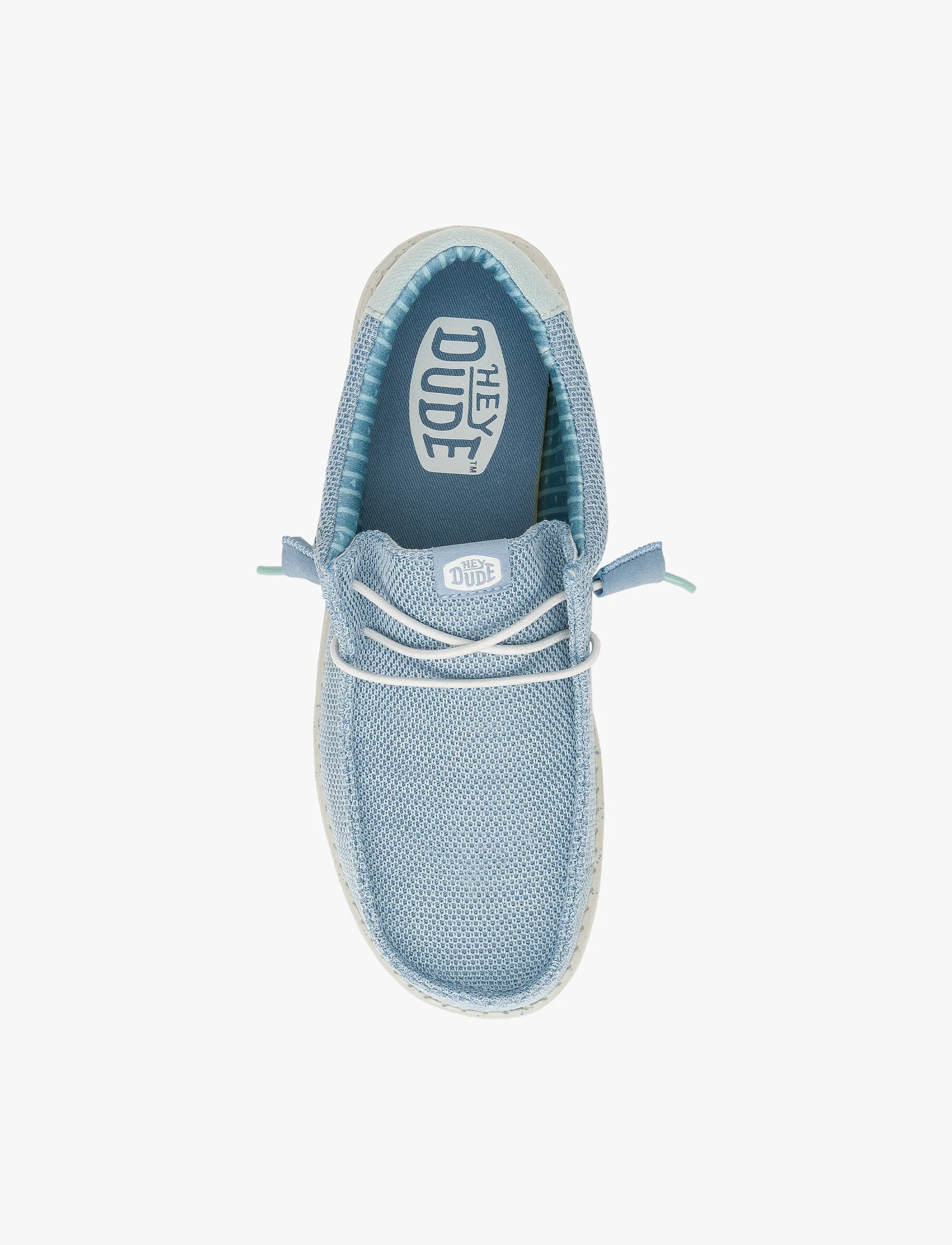 Hey Dude Slip On Wally Stretch Sox - נעלי סליפ און היי דוד לגברים בצבע כחול ענן/תכלת - Image 6
