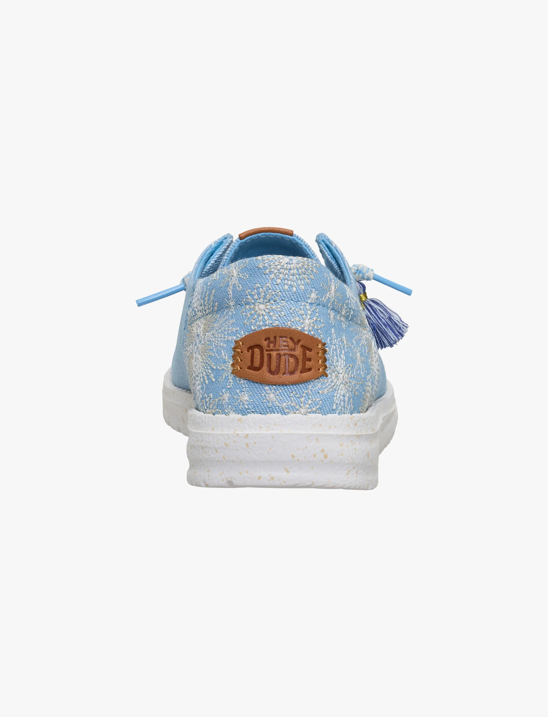 Hey Dude Wendy Funk Embroidered Floral - נעלי סליפ און היידוד לגברים בצבע כחול - Image 7