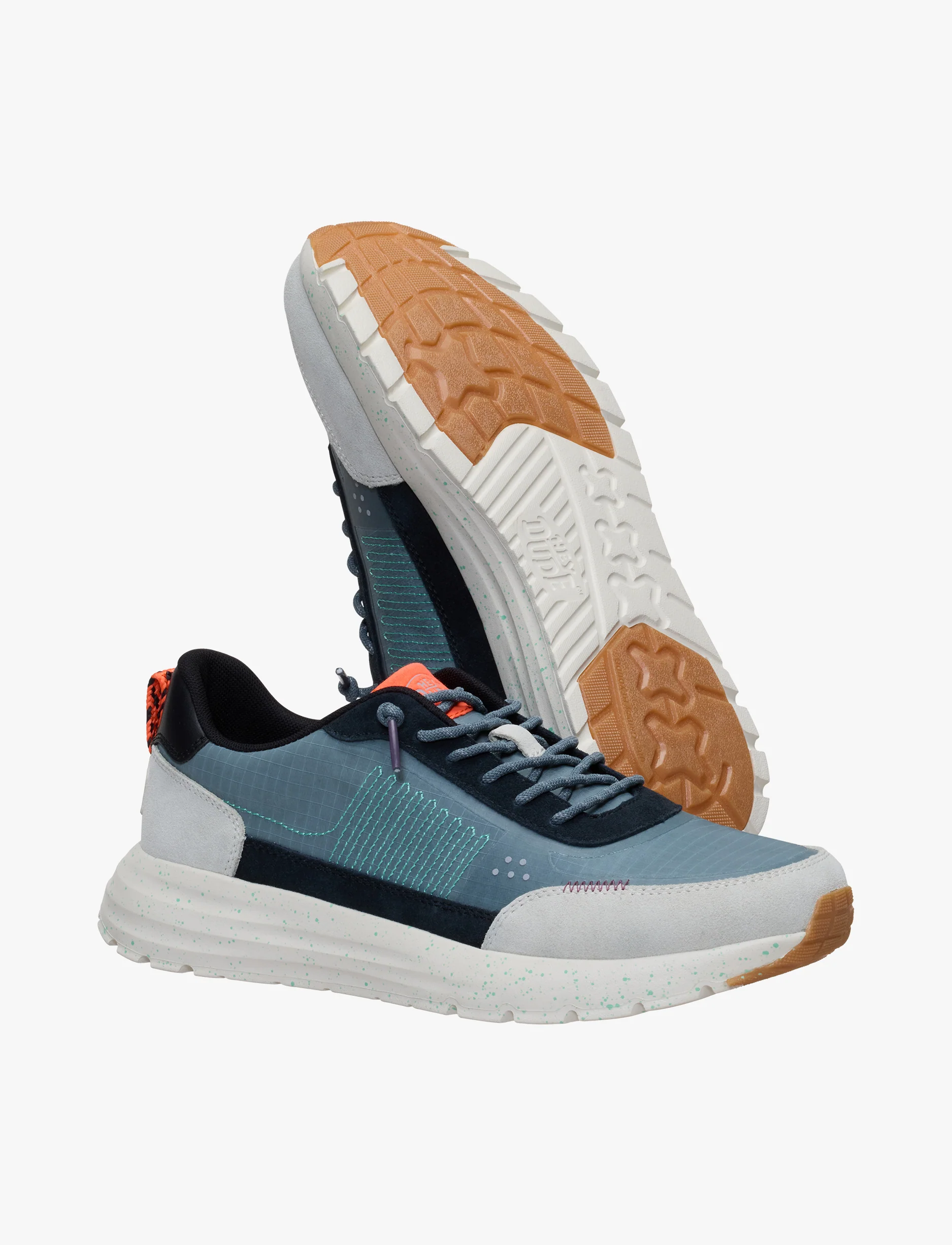 Hey Dude Sirocco Alta Nylon - נעלי סניקרס היידוד לגברים בצבע כחול סטורמי/מולטי - Image 4