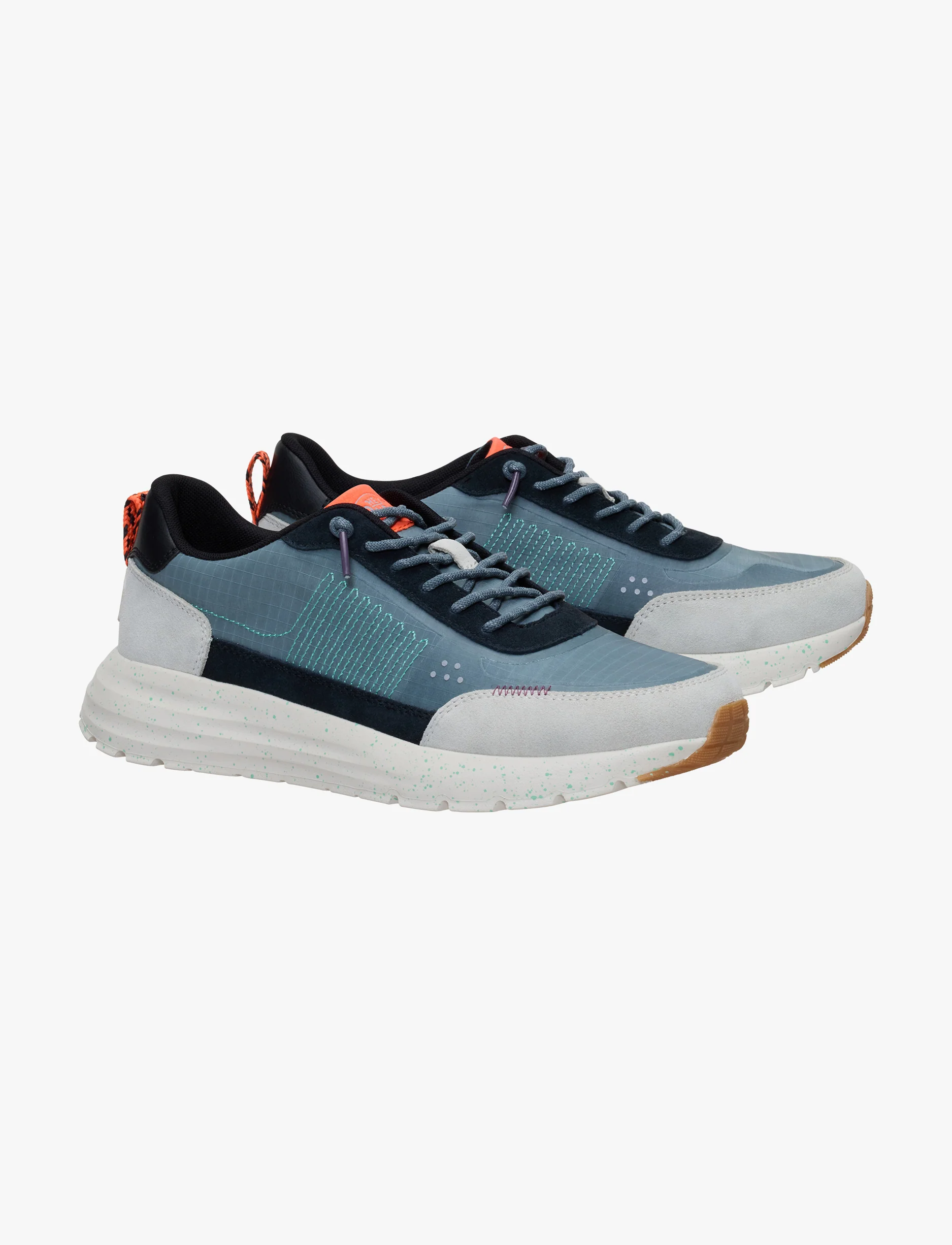 Hey Dude Sirocco Alta Nylon - נעלי סניקרס היידוד לגברים בצבע כחול סטורמי/מולטי - Image 5