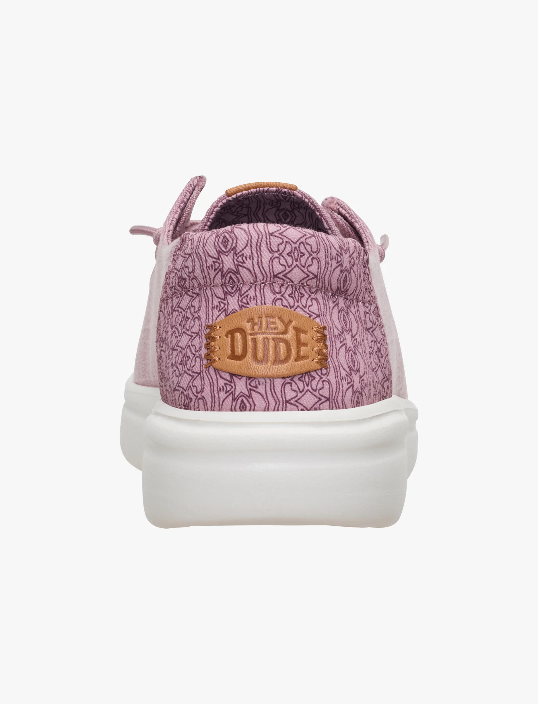 Hey Dude Wendy Rise Chambray Grid -  נעלי סליפ און וונדי רייז שמברי גריד היי דוד לנשים בצבע רוז סגול - Image 7