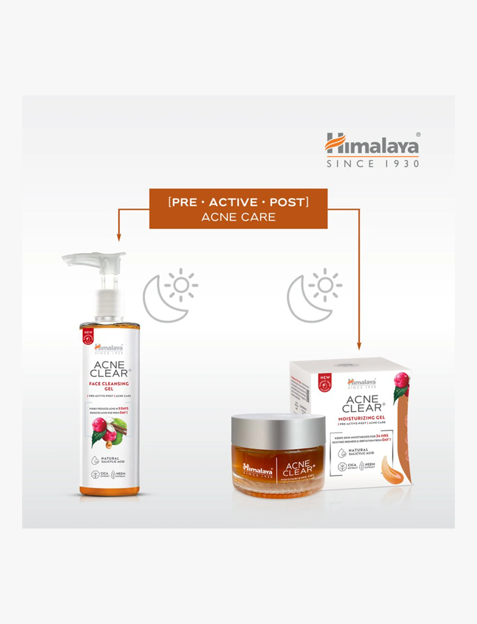 Himalaya מבית Acne Clear+ Moisturizing Gel ג’ל הלחות - Image 4