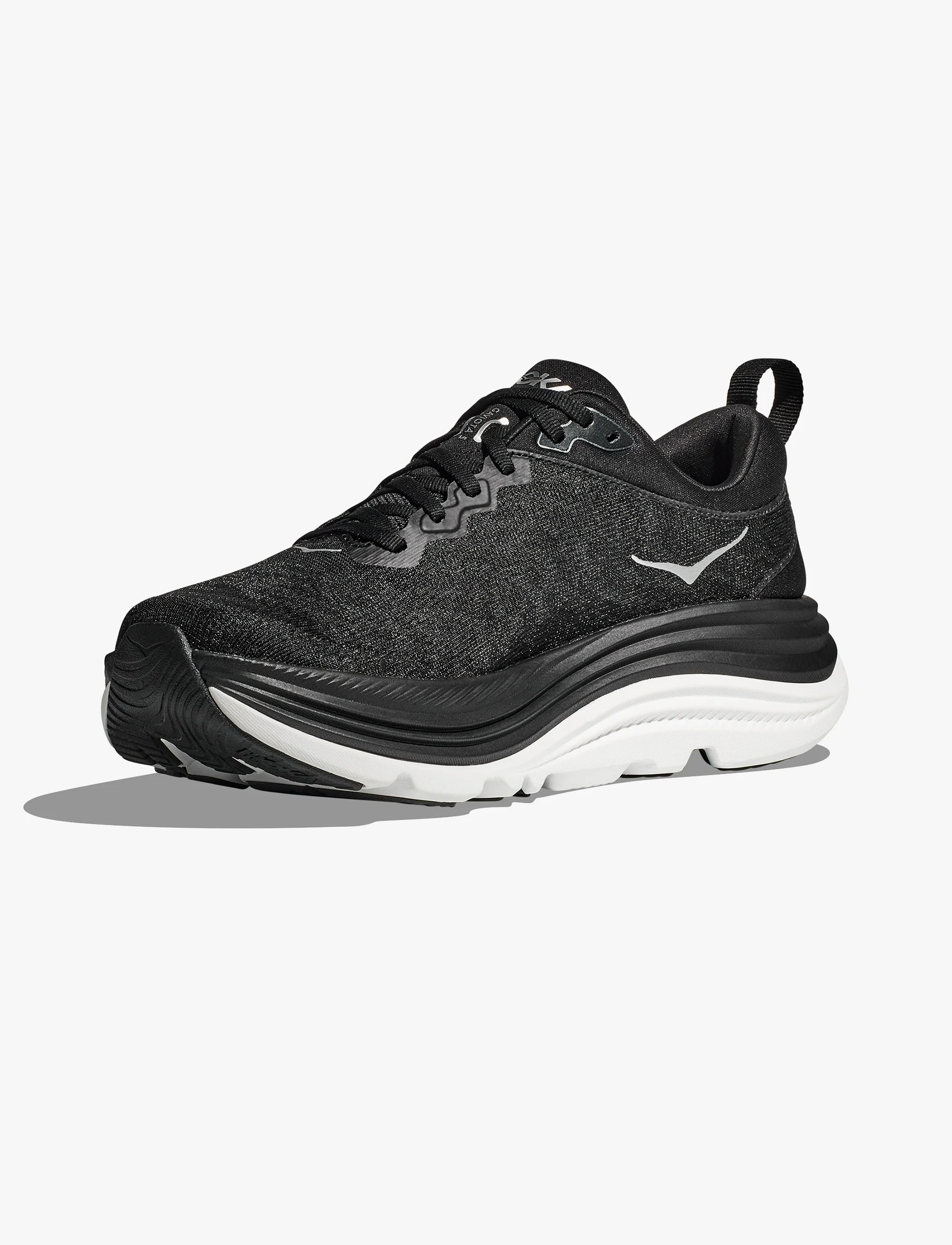 HOKA Gaviota Wide 5 - נעלי ספורט גברים הוקה גביוטה 5 רחבות בצבע שחור/לבן - Image 6
