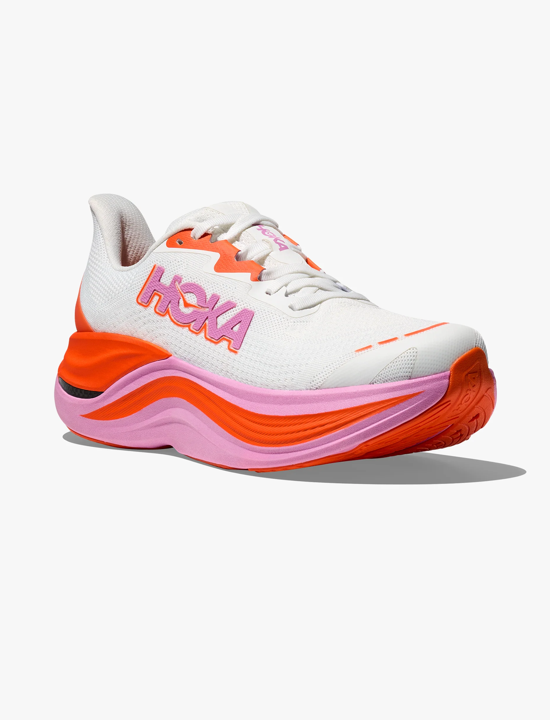 HOKA SKYWARD X - נעלי הוקה לגברים סקייווארד בצבע פרוסט/כתום