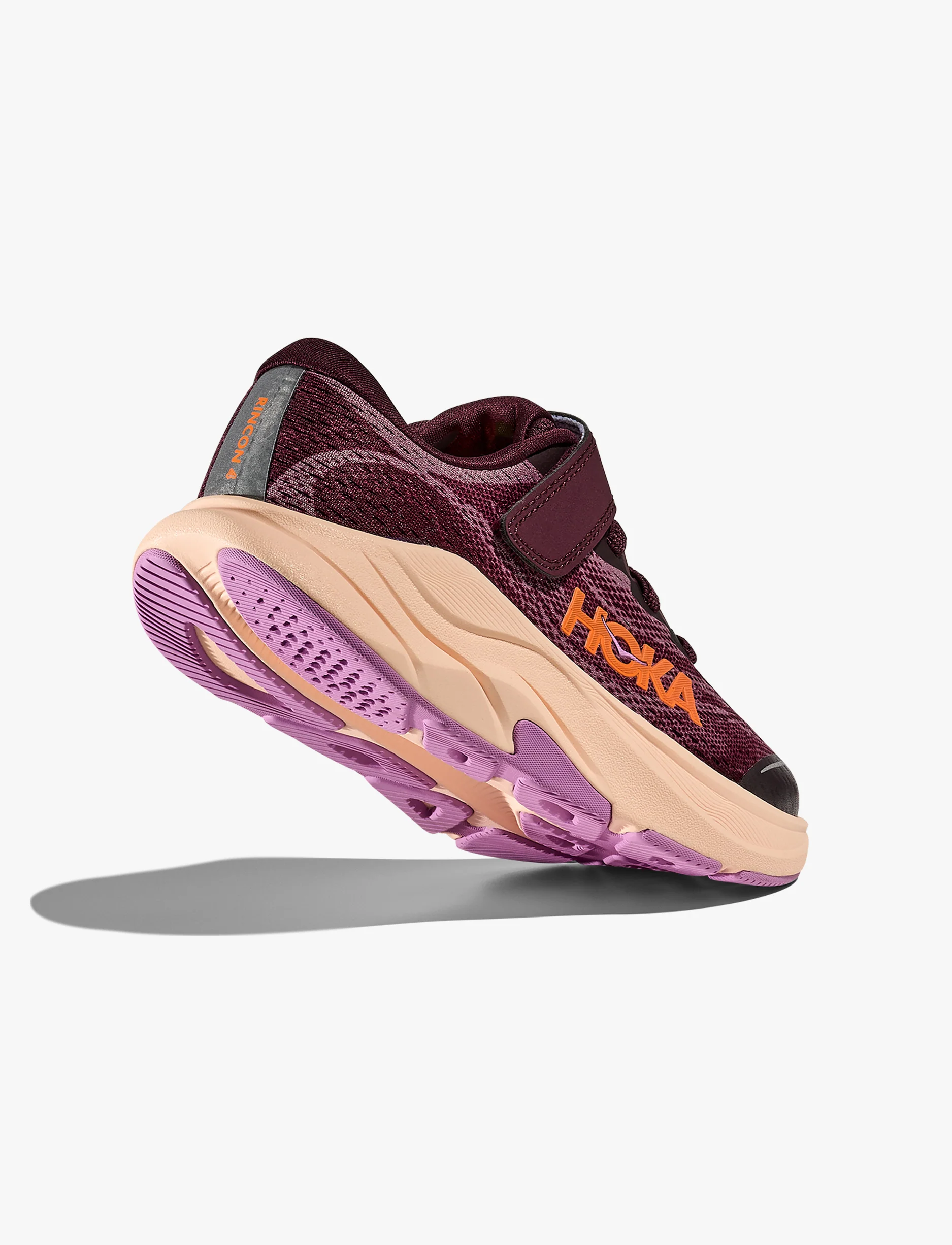 HOKA RINCON 4 LITTLE KIDS - נעלי ספורט לילדים הוקה רינקון 4 בצבע דובדבן כהה/סגלגל - Image 3