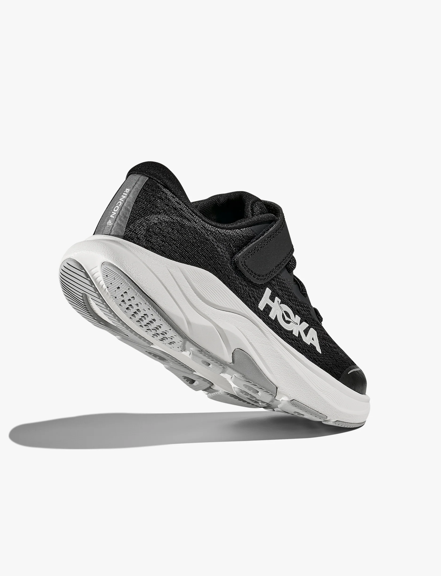 HOKA RINCON 4 LITTLE KIDS - נעלי ספורט לילדים הוקה רינקון 4 בצבע שחור/לבן - Image 3