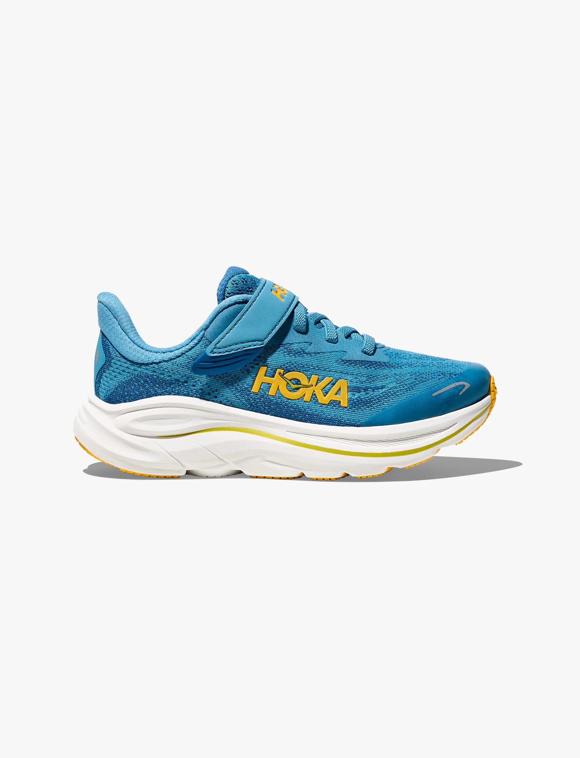 HOKA CLIFTON 10 LITTLE KIDS - נעלי ספורט ילדים הוקה קליפטון 10 בצבע כחול אלפיני/לילה ערפל - Image 2