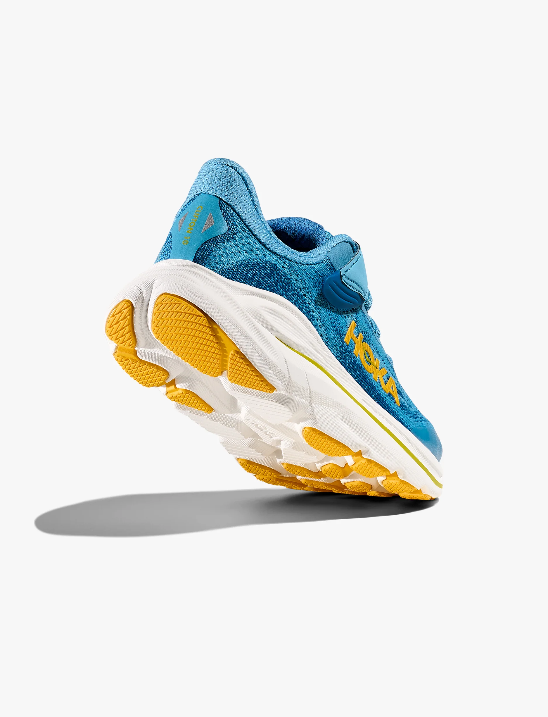 HOKA CLIFTON 10 LITTLE KIDS - נעלי ספורט ילדים הוקה קליפטון 10 בצבע כחול אלפיני/לילה ערפל - Image 3