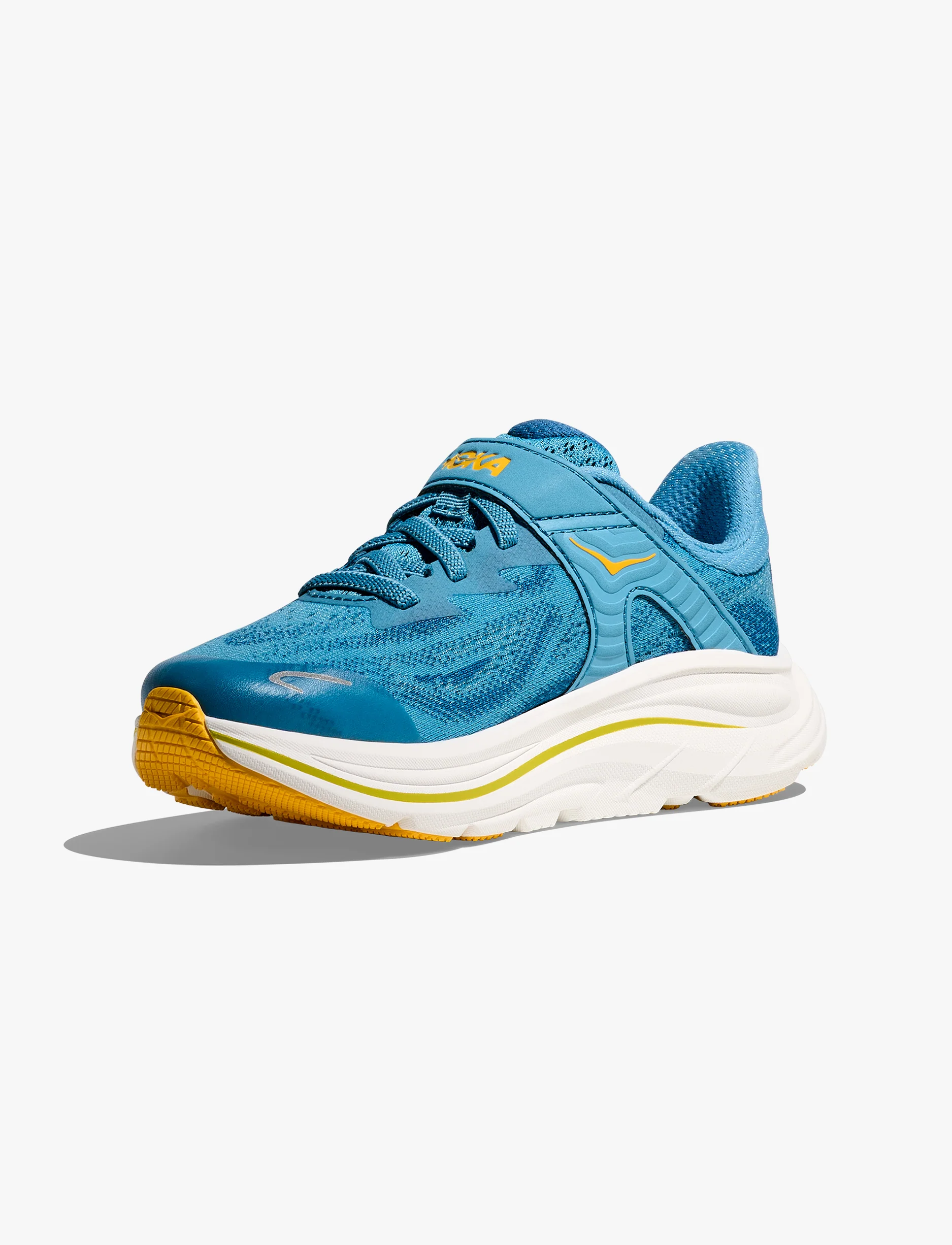 HOKA CLIFTON 10 LITTLE KIDS - נעלי ספורט ילדים הוקה קליפטון 10 בצבע כחול אלפיני/לילה ערפל - Image 6