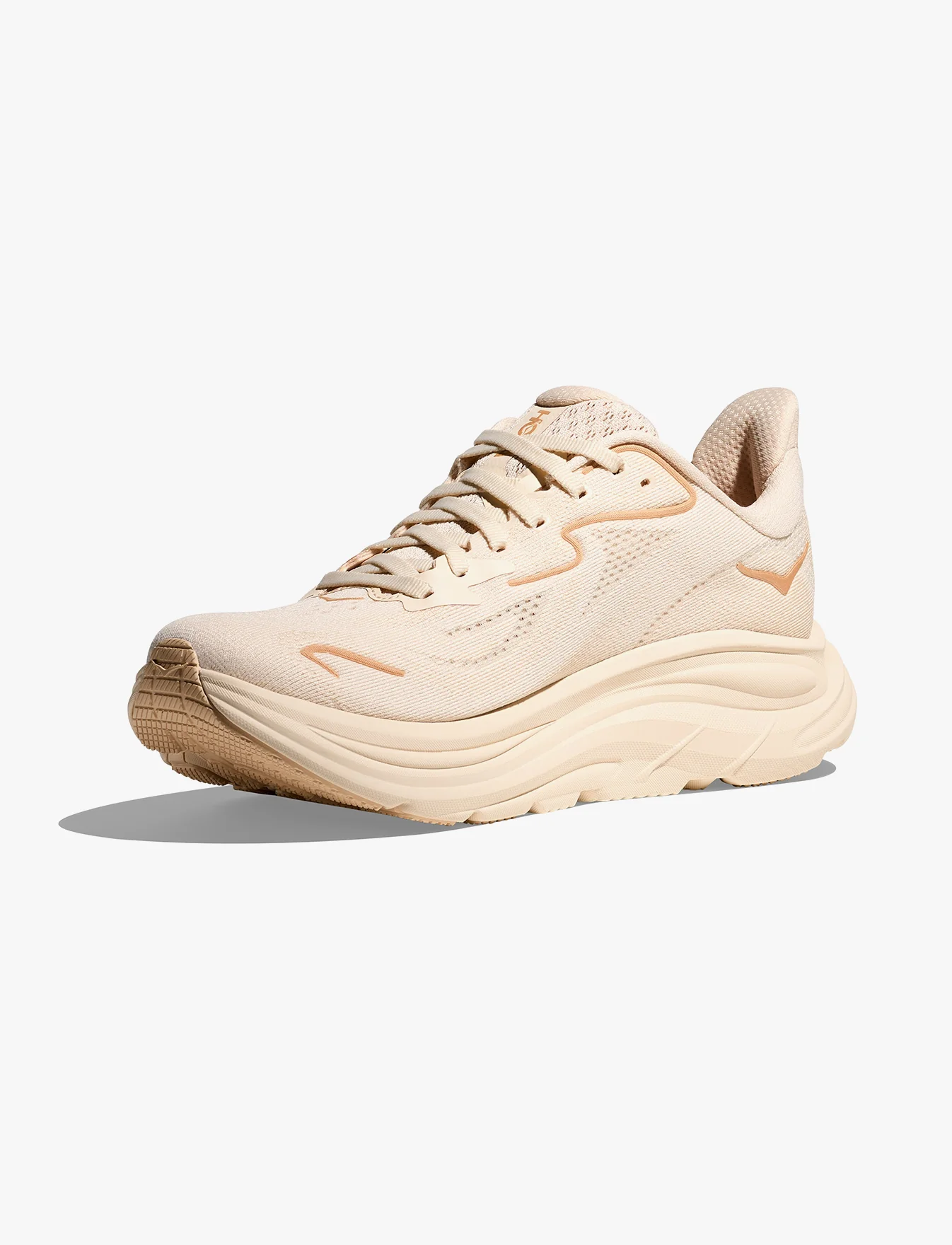 HOKA CLIFTON 10 -  נעלי ספורט נשים הוקה קליפטון 10 בצבע וניל/לבנה - Image 6