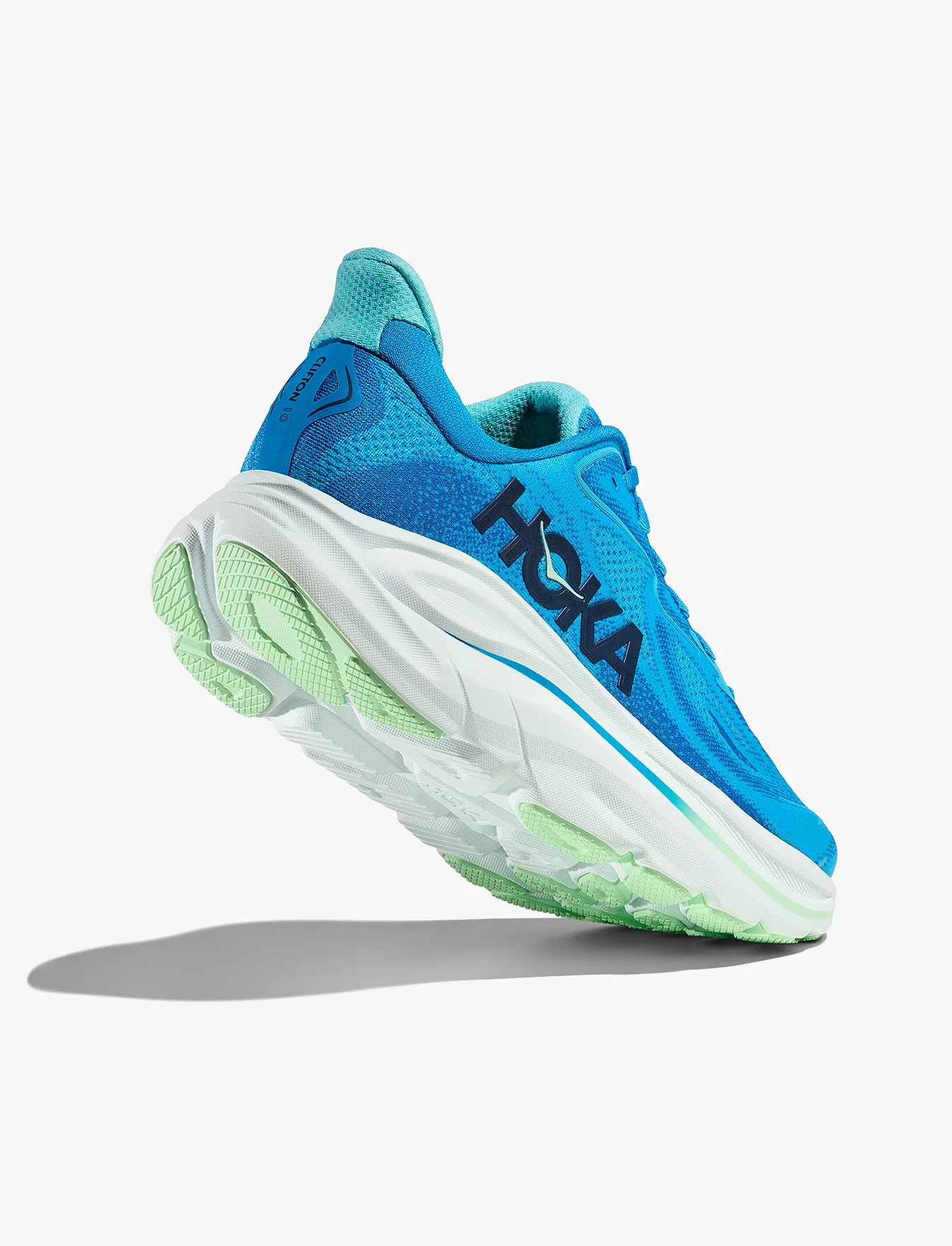 HOKA CLIFTON WIDE 10 - נעלי ספורט גברים הוקה קליפטון 10 רחבות בצבע כחול/כחול שמיים - Image 4