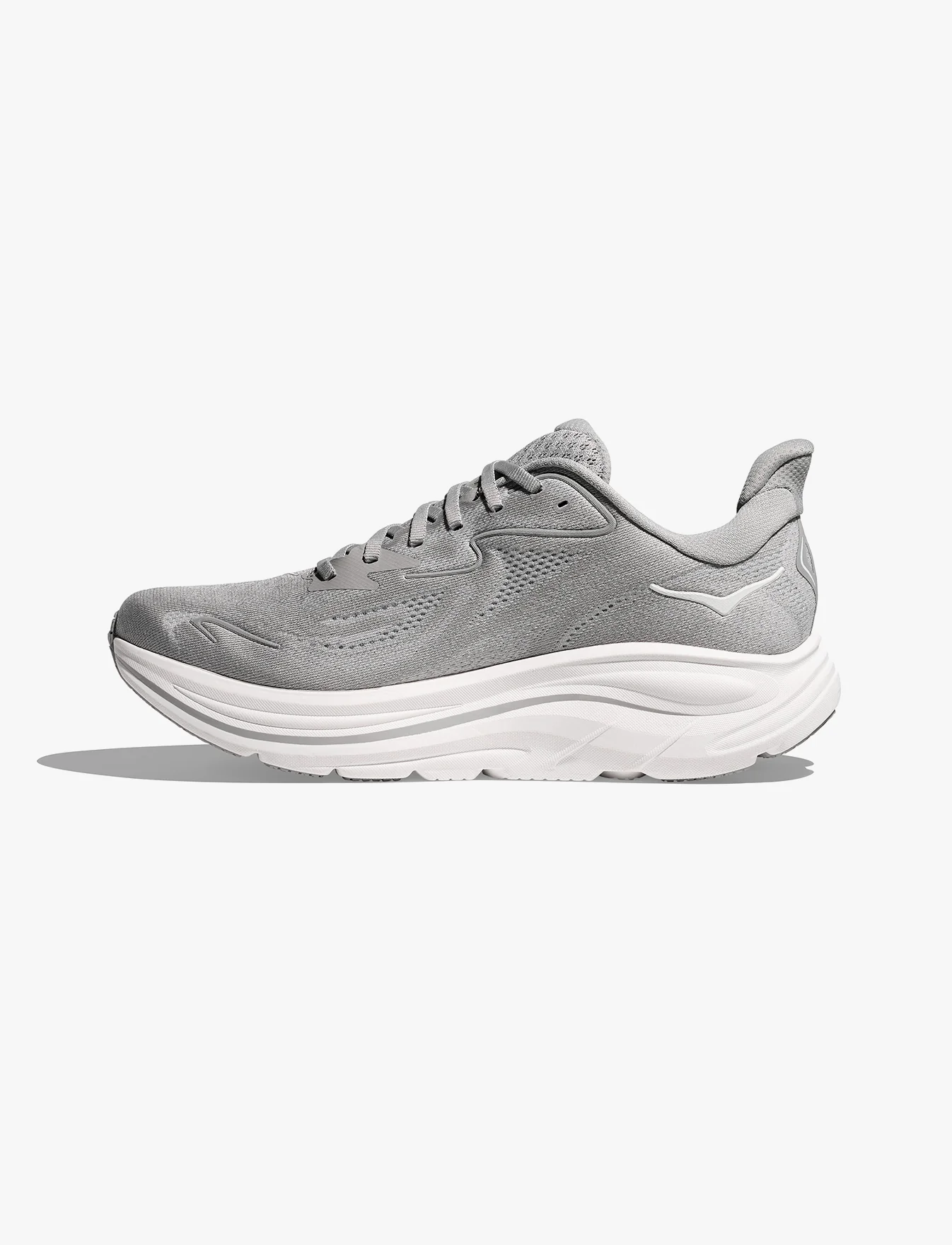 HOKA CLIFTON WIDE 10 - נעלי ספורט גברים הוקה קליפטון 10 רחבות בצבע אפור כוכב/אפור - Image 7