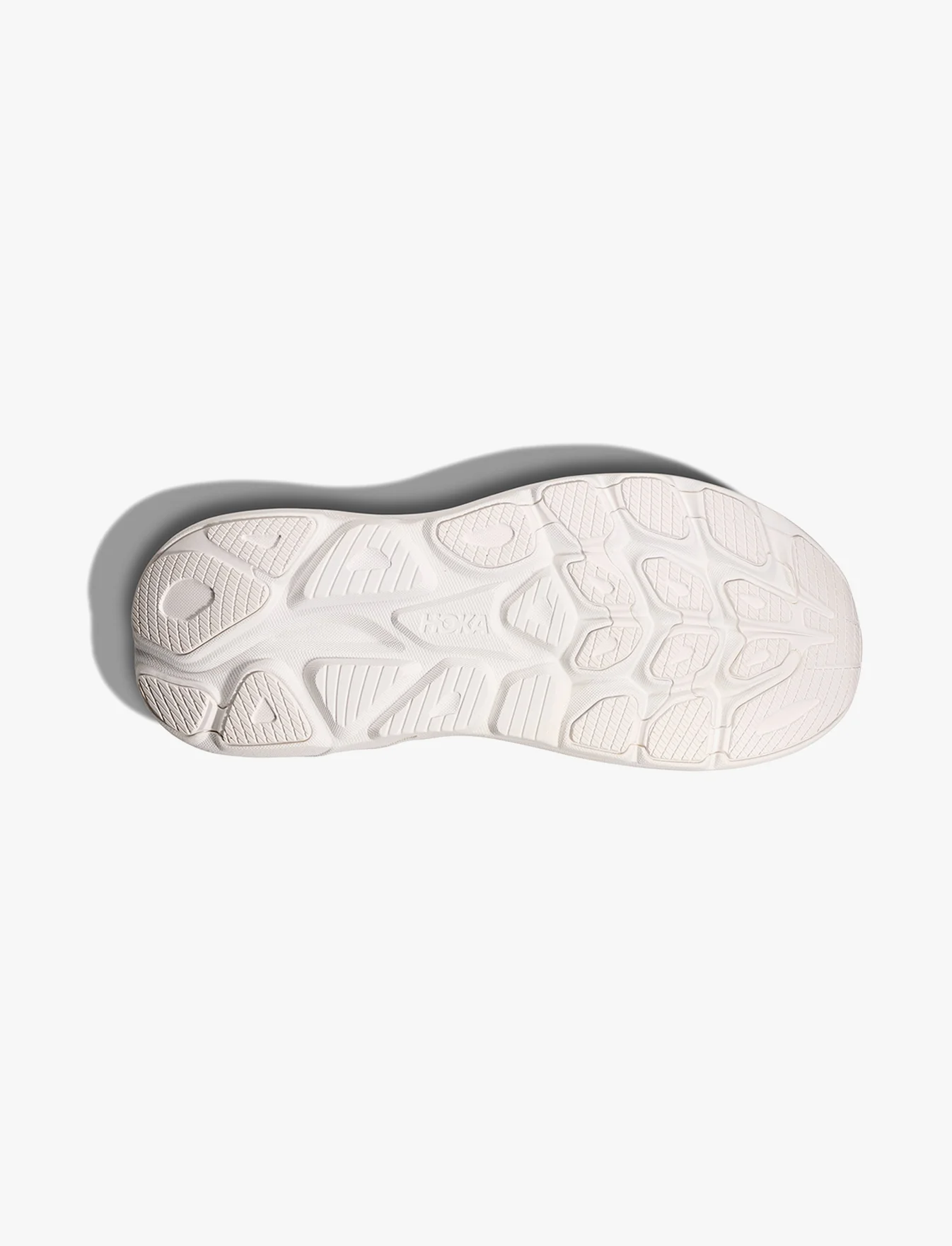 HOKA CLIFTON WIDE 10 -  נעלי ספורט גברים הוקה קליפטון 10 רחבות בצבע לבן/לבן - Image 8