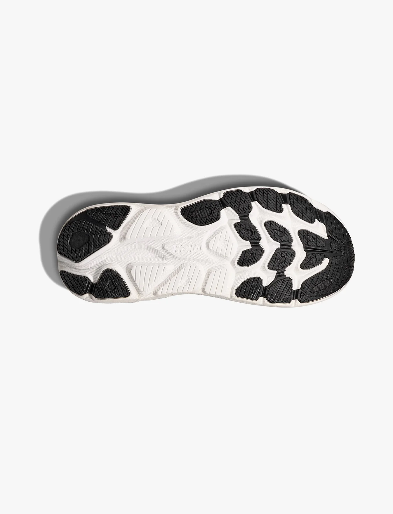 HOKA CLIFTON WIDE 10 - נעלי ספורט נשים הוקה קליפטון 10 רחבות בצבע שחור/לבן - Image 8