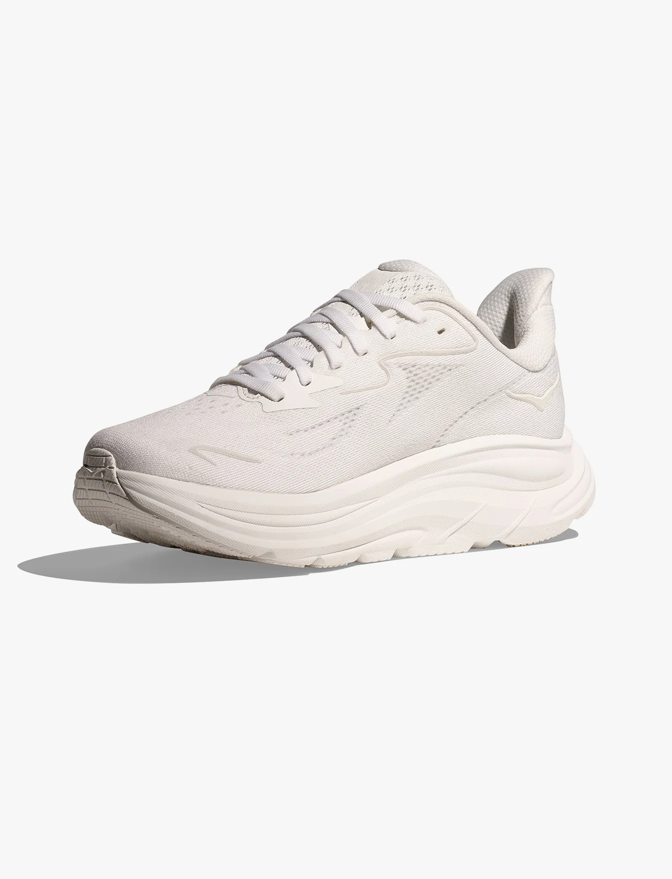 HOKA CLIFTON WIDE 10 - נעלי ספורט נשים הוקה קליפטון 10 רחבות בצבע לבן/לבן - Image 6