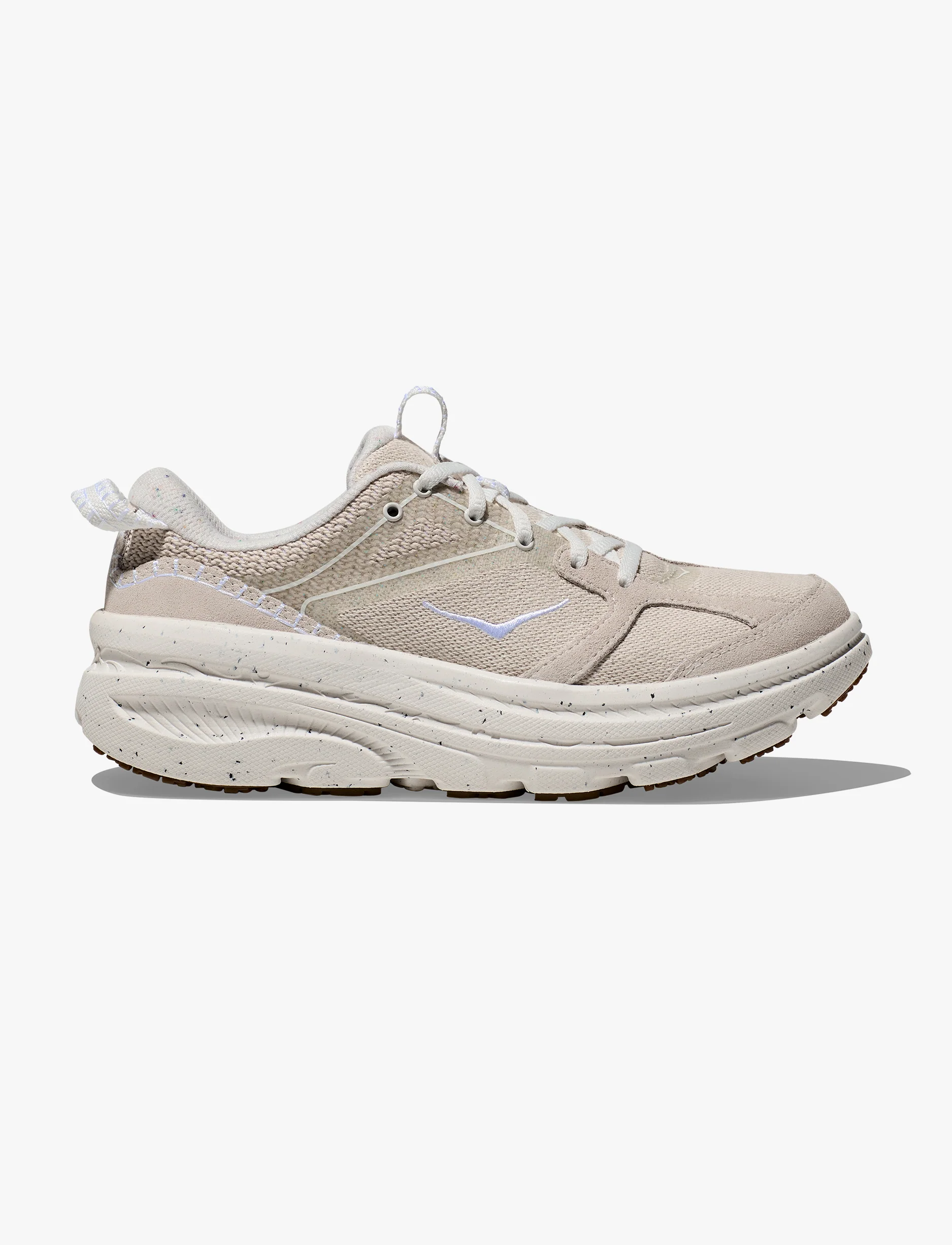 HOKA BONDI B3LS BP - נעלי הוקה בונדי אופנה בצבע פרוסט/פפר - Image 2