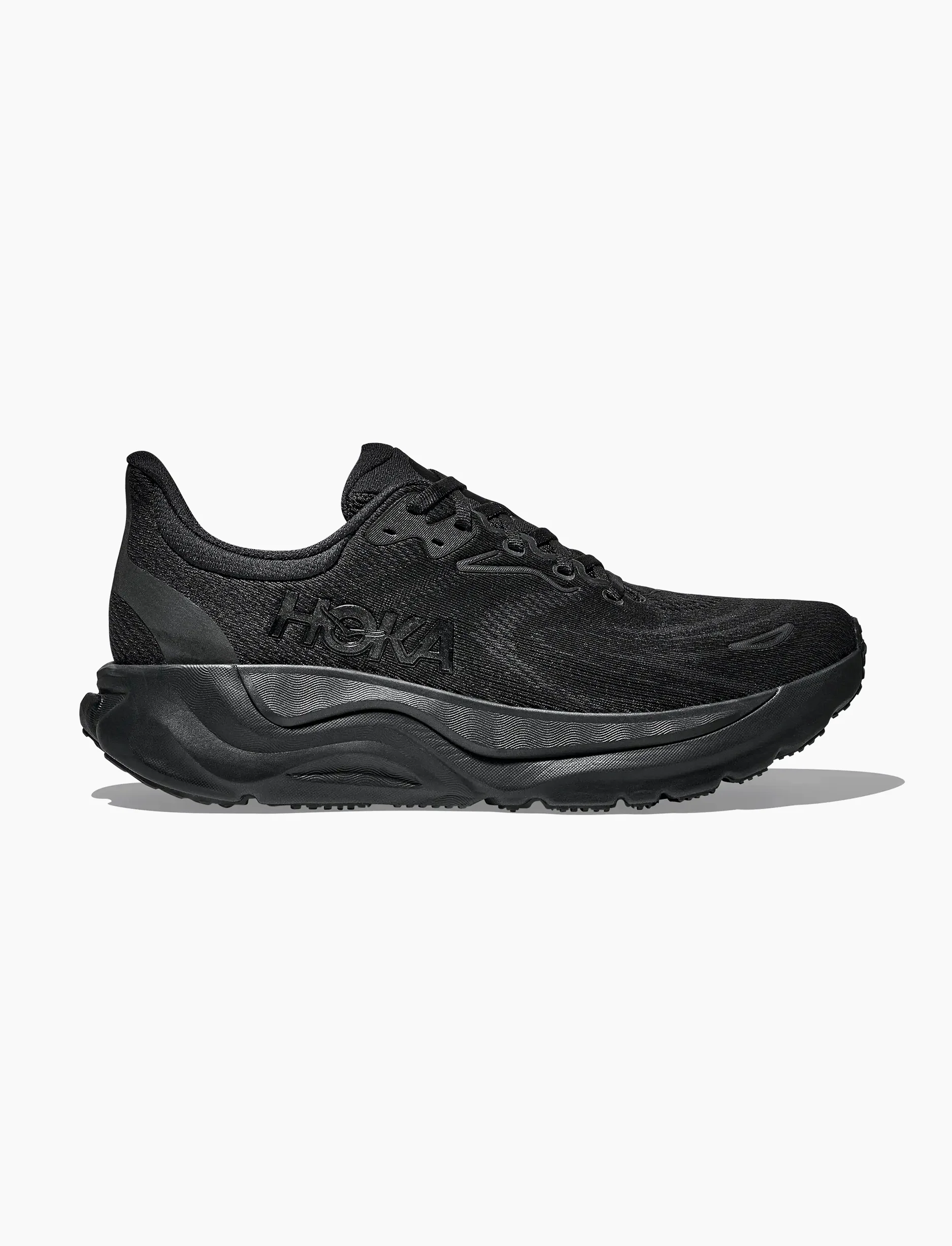 HOKA Arahi Wide 8 - נעלי ספורט גברים הוקה ארהי 8 רחבות בצבע שחור/שחור - Image 2