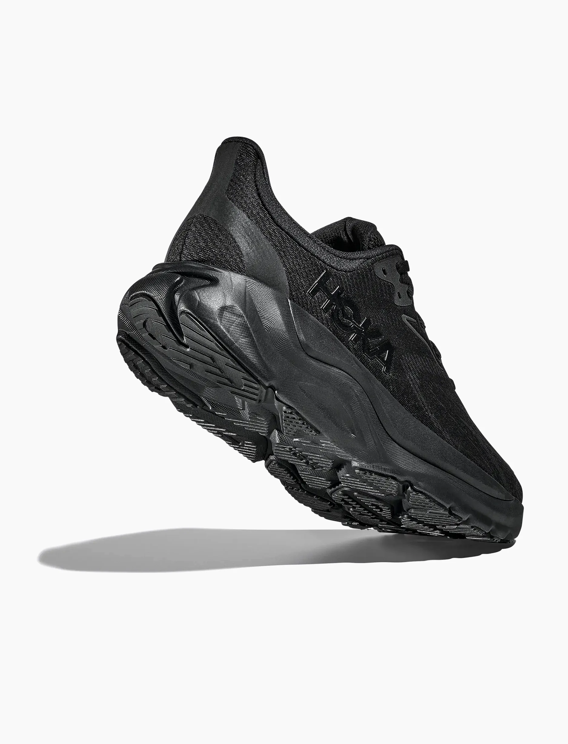 HOKA Arahi Wide 8 - נעלי ספורט גברים הוקה ארהי 8 רחבות בצבע שחור/שחור - Image 3