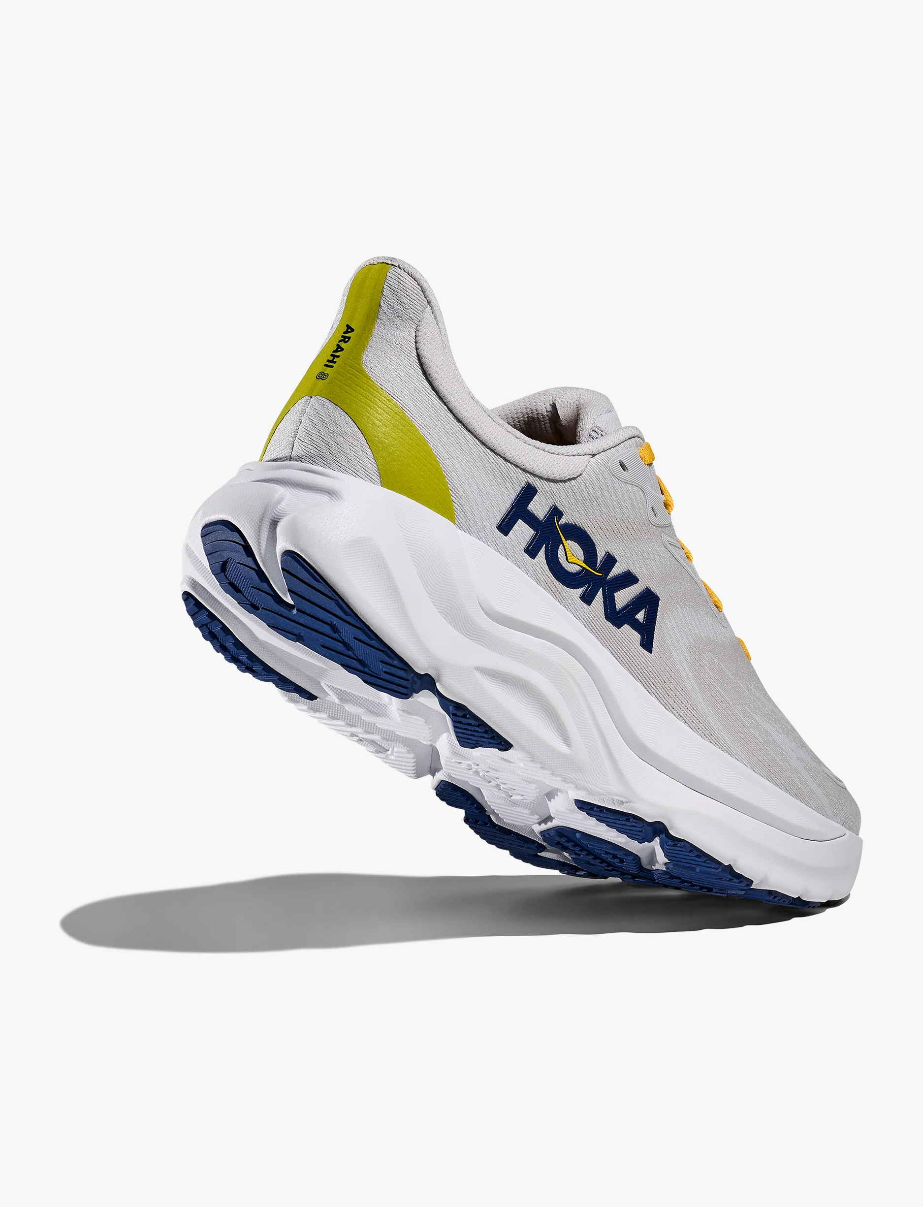 HOKA Arahi Wide 8 - נעלי ספורט גברים הוקה ארהי 8 רחבות בצבע סטראד/אפור קוסמי - Image 3