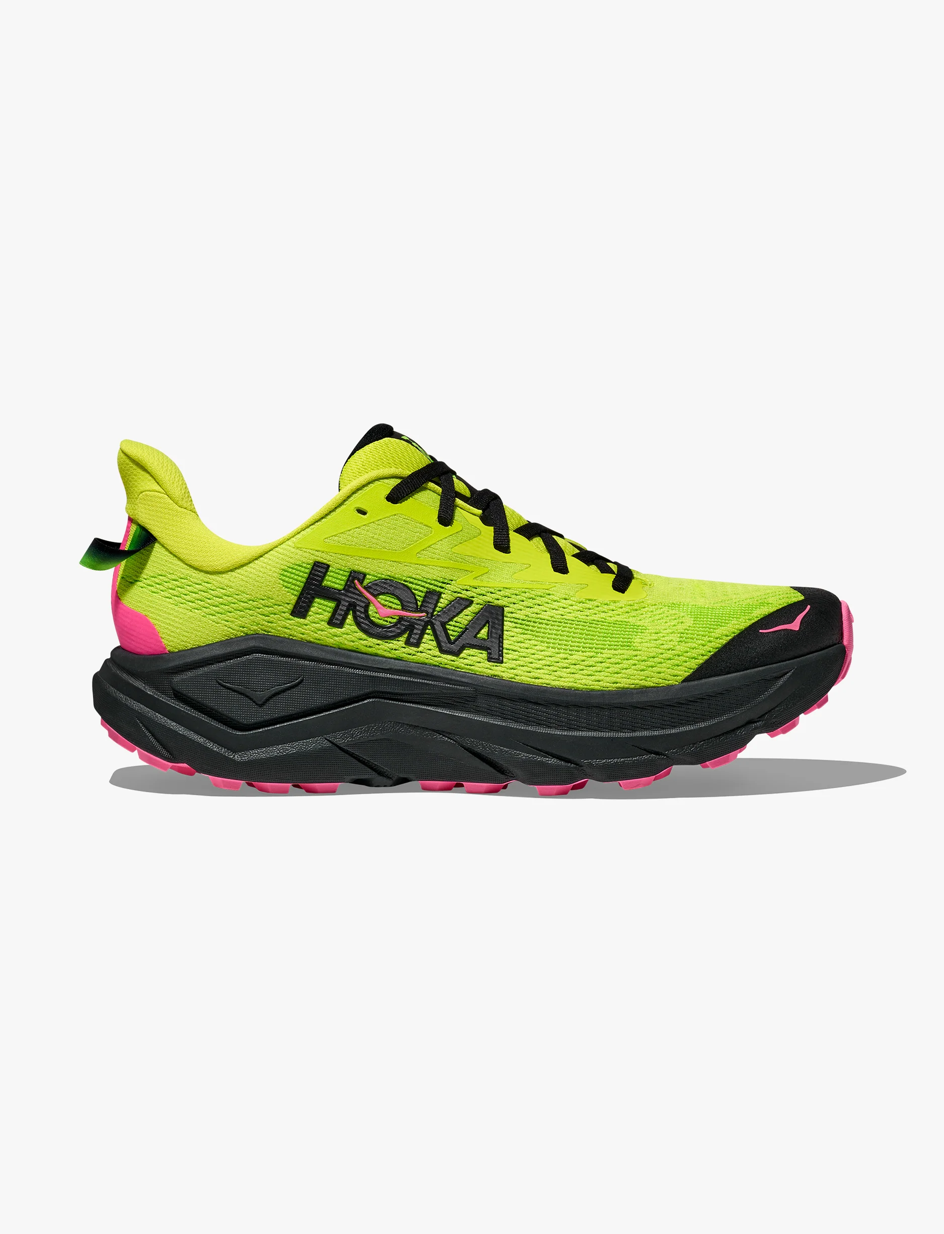 Hoka Challenger 8 - נעלי ספורט גברים הוקה צ'אלנג'ר 8 בצבע נאון הוקה לימן/שחור - Image 2