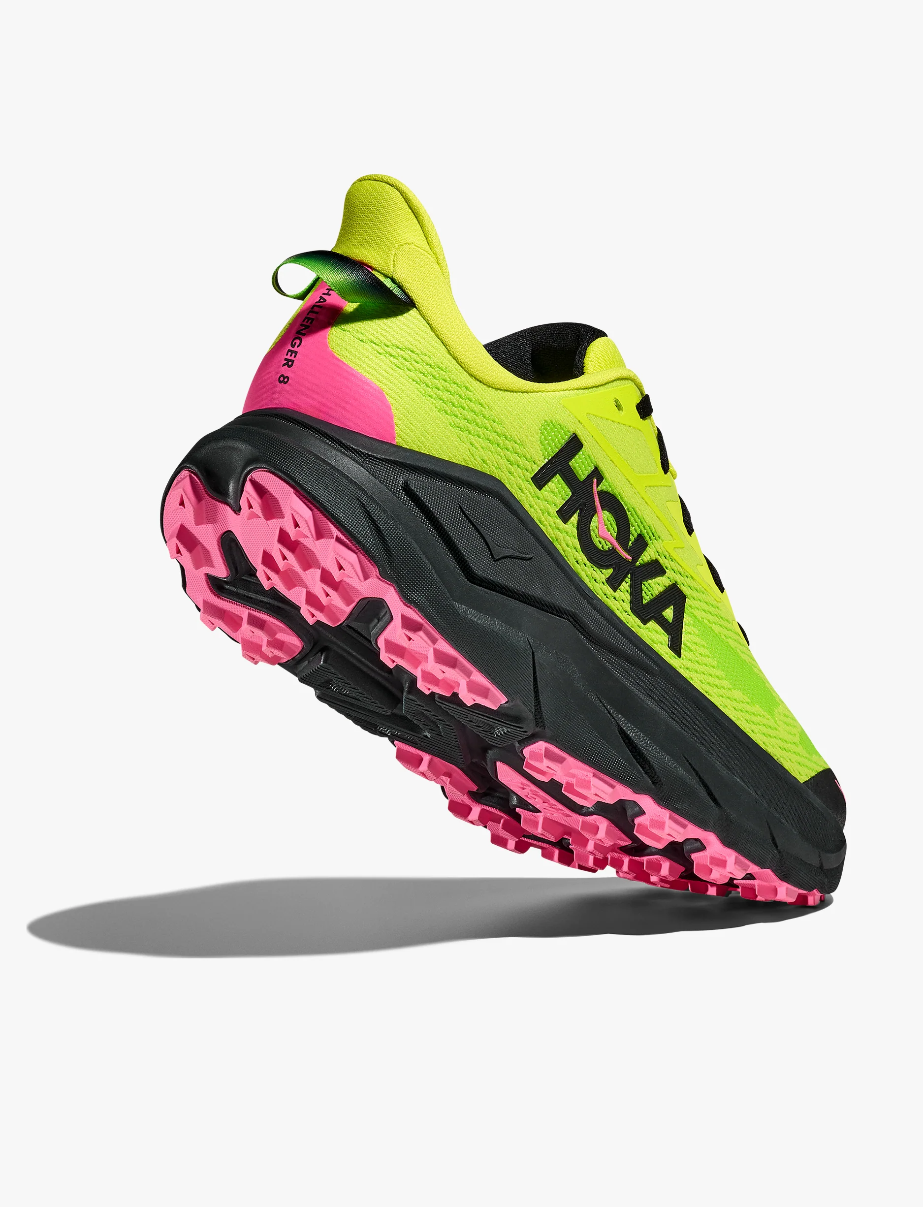 Hoka Challenger 8 - נעלי ספורט גברים הוקה צ'אלנג'ר 8 בצבע נאון הוקה לימן/שחור - Image 3