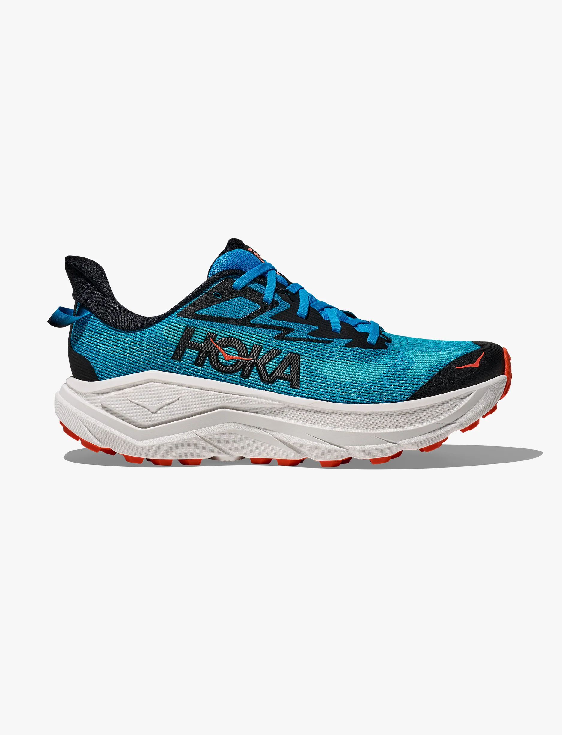 Hoka Challenger 8 - נעלי ספורט גברים הוקה צ'אלנג'ר 8 בצבע כחול סקי/לבן - Image 2