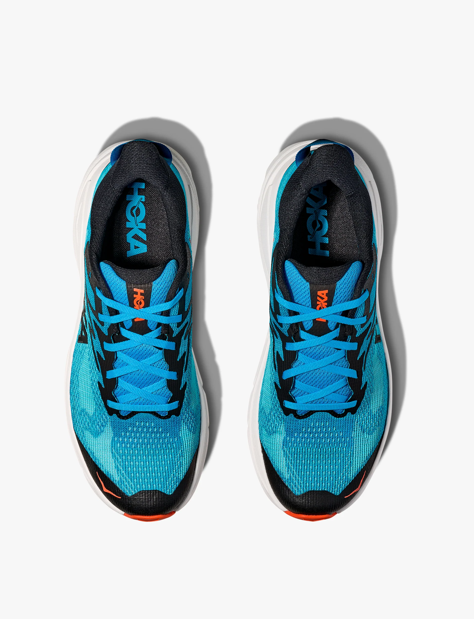Hoka Challenger 8 - נעלי ספורט גברים הוקה צ'אלנג'ר 8 בצבע כחול סקי/לבן - Image 4