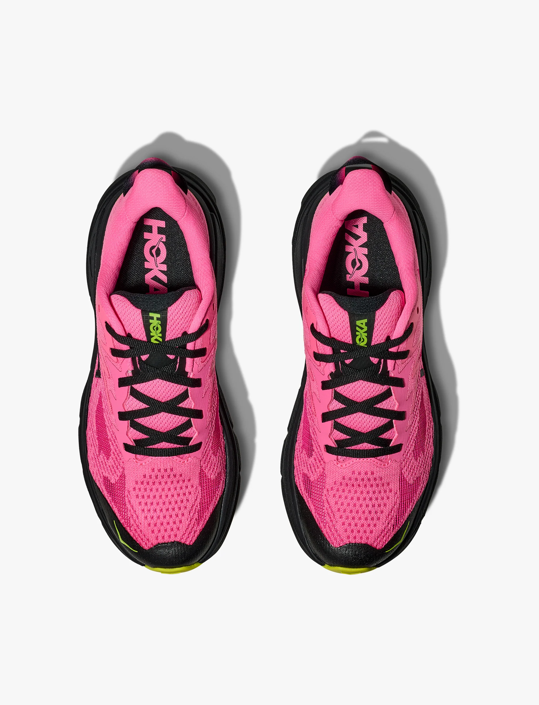 Hoka Challenger 8 - נעלי ספורט נשים הוקה צ'אלנג'ר 8 בצבע נאון רוז/שחור - Image 4