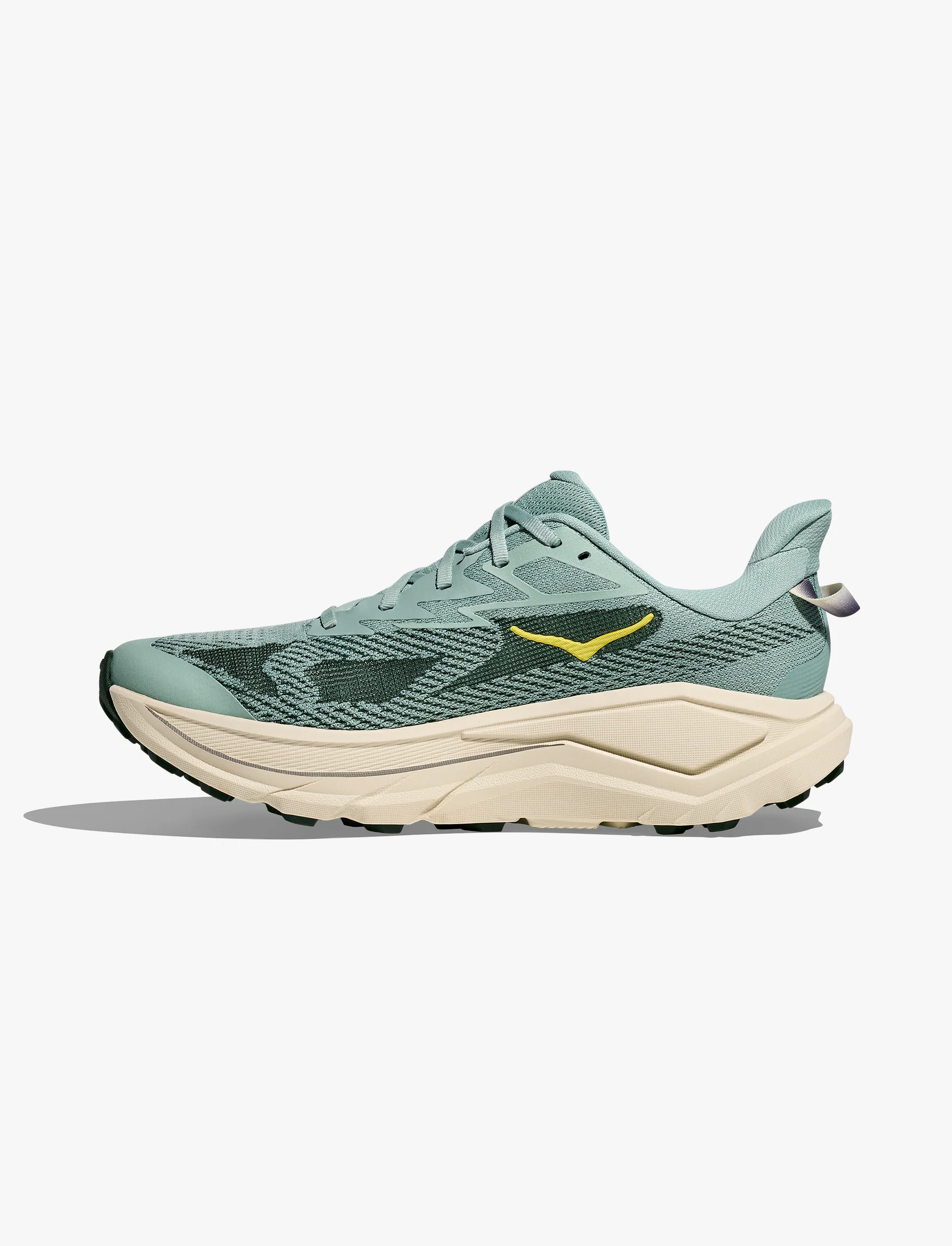 Hoka Challenger Wide 8 - נעלי ספורט גברים הוקה צ'אלנג'ר 8 רחבות בצבע ירוק ג'ייד/כמהין - Image 7