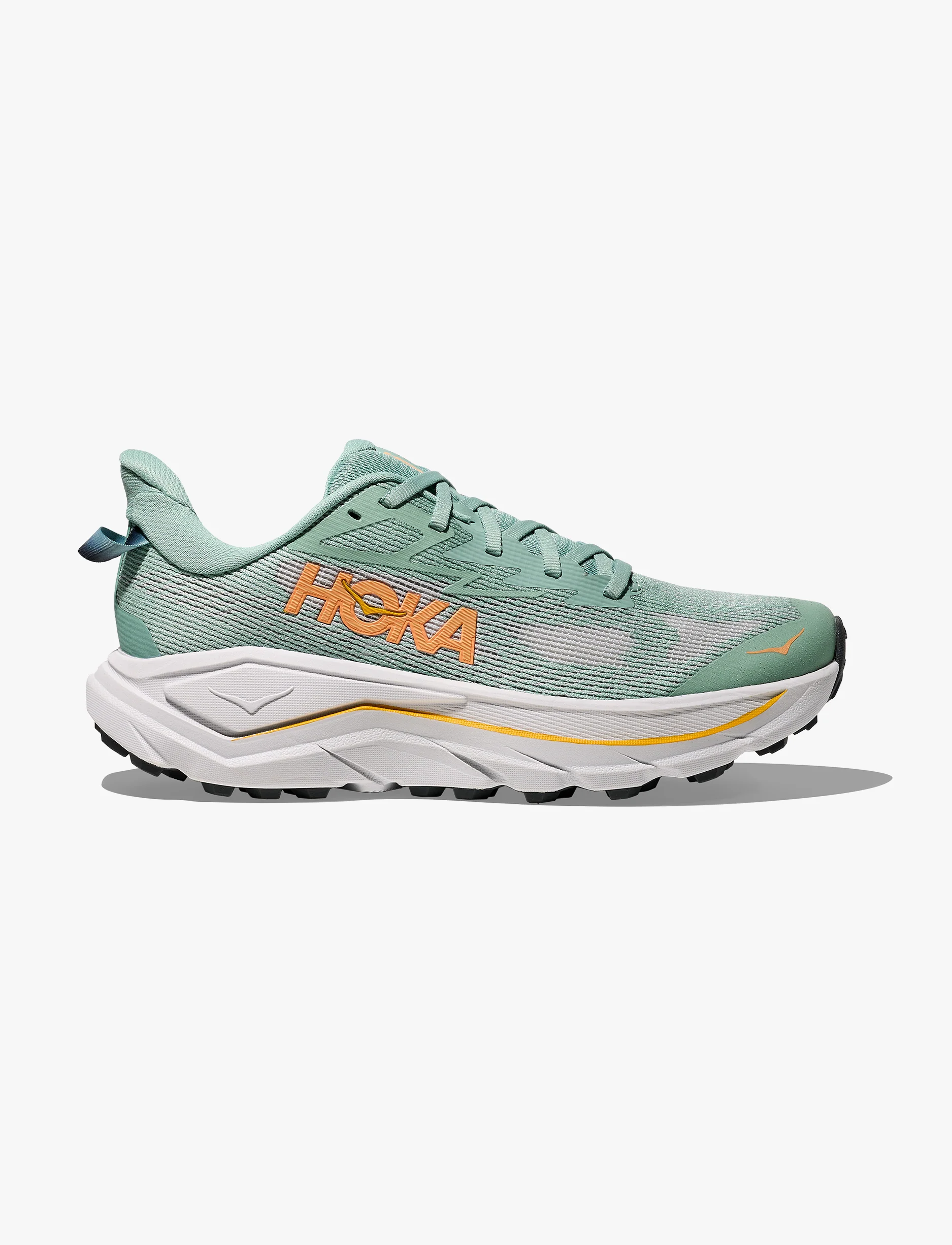 Hoka Challenger Wide 8 - נעלי ספורט נשים הוקה צ'אלנג'ר 8 רחבות בצבע ג'ייד/אפור קוסמי - Image 2