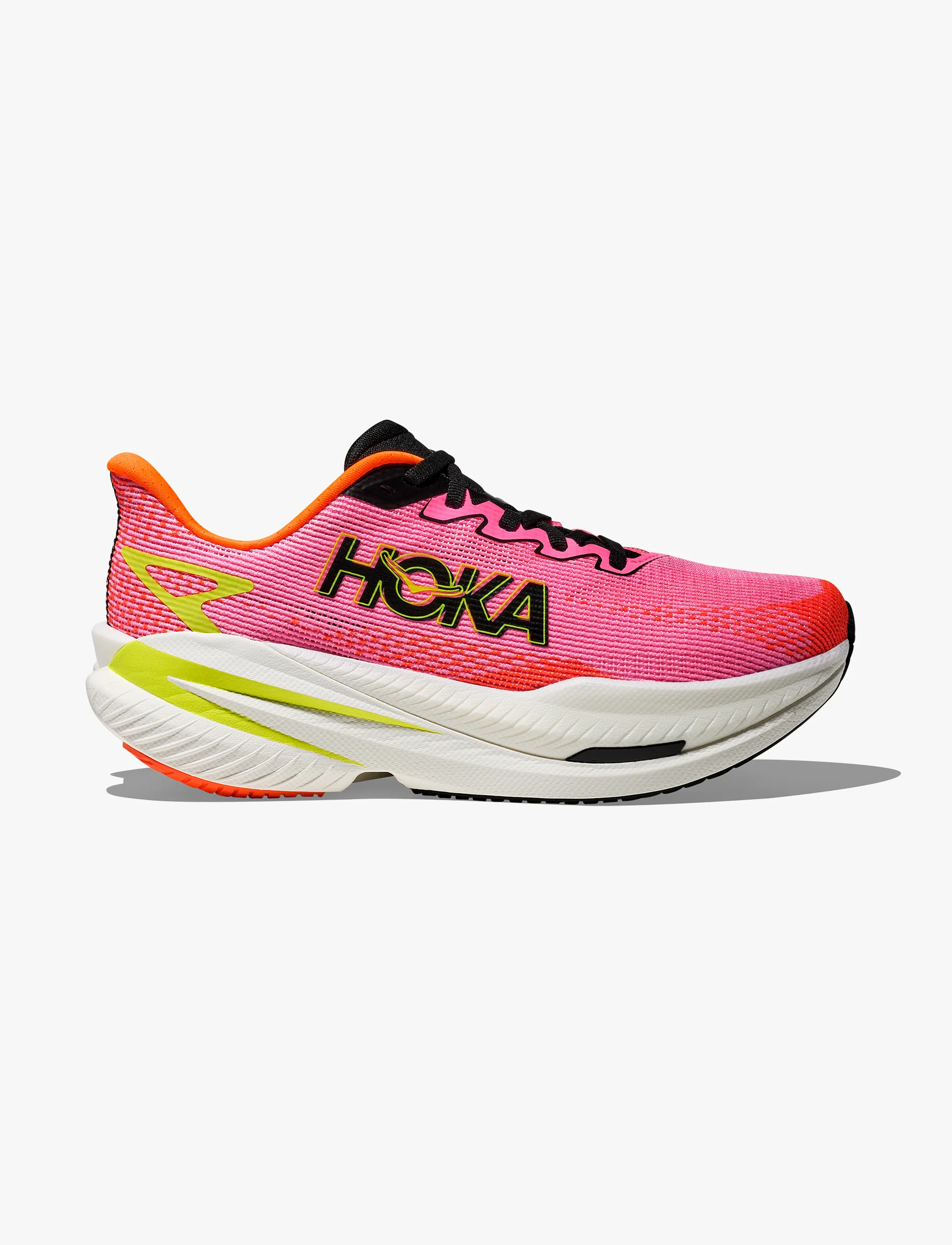 HOKA MACH X 3 - נעלי ספורט לנשים הוקה מאכ איקס בצבע רוז נאון/כתום נאון - Image 2