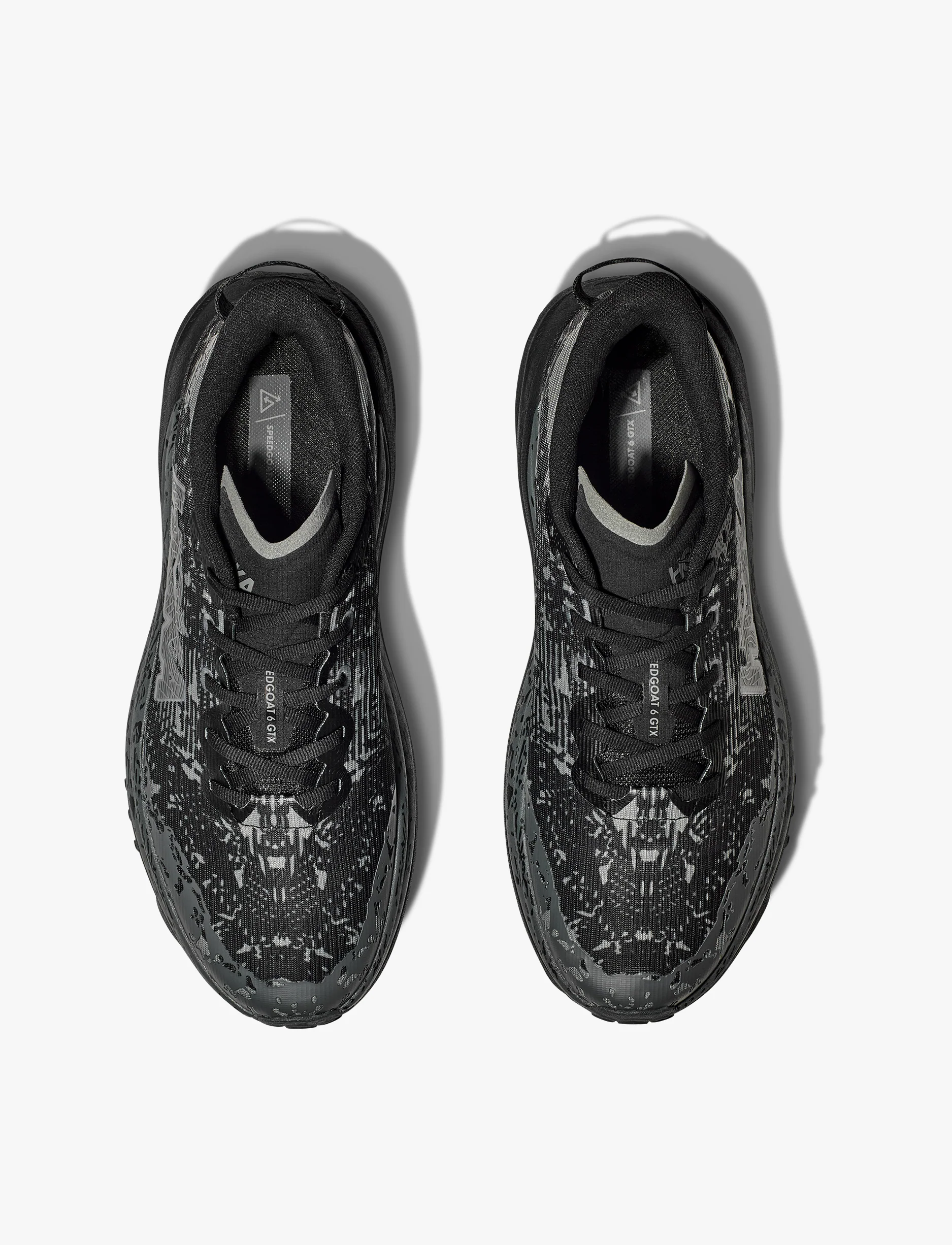 HOKA SPEEDGOAT 6 MID GTX WIDE - נעלי הוקה ספידגוט 6 מיד רחבות לגברים בצבע שחור/שחור אורביט - Image 4