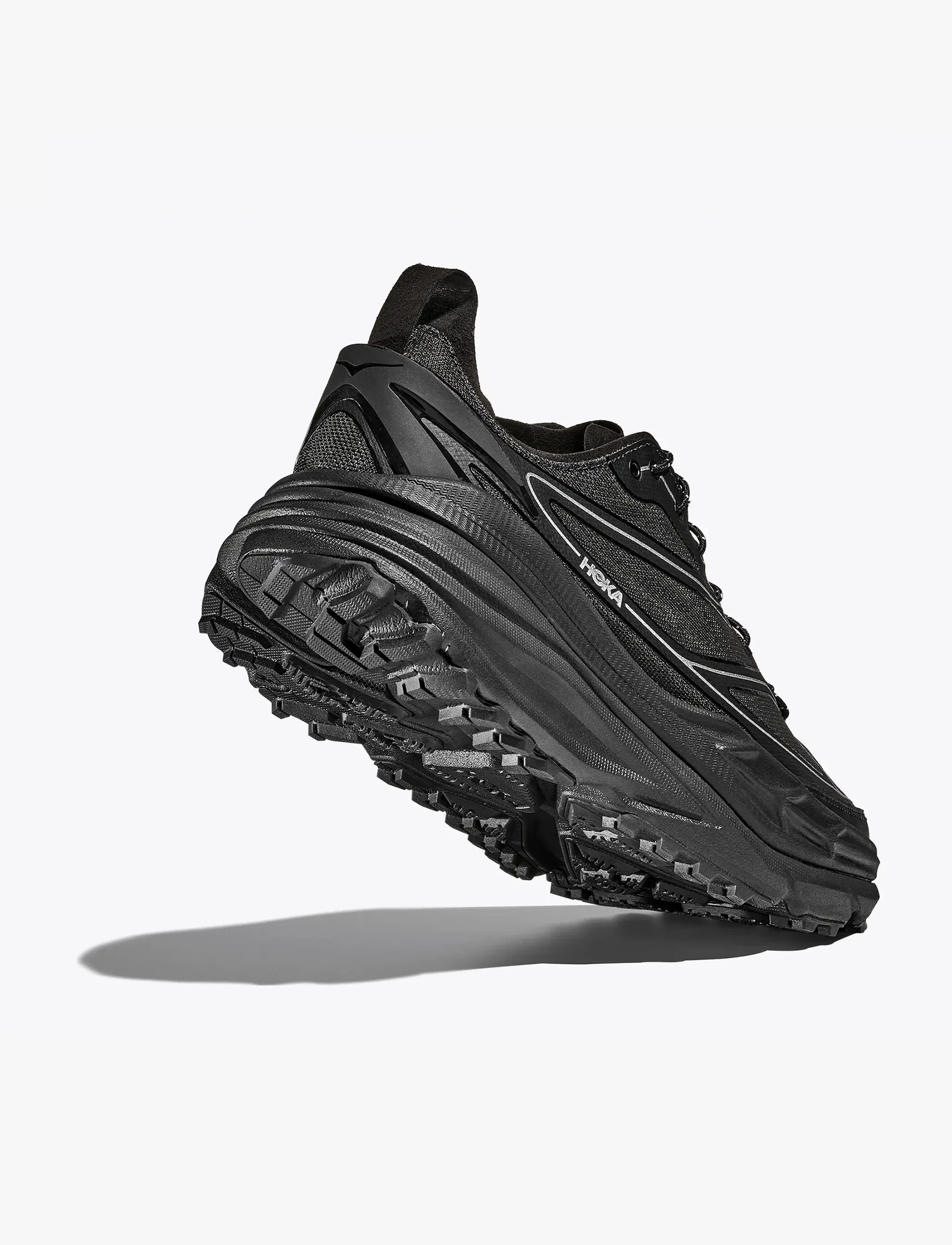 HOKA STINSON ONE7 - נעלי הוקה סטינסון בצבע שחור/כסף - Image 3