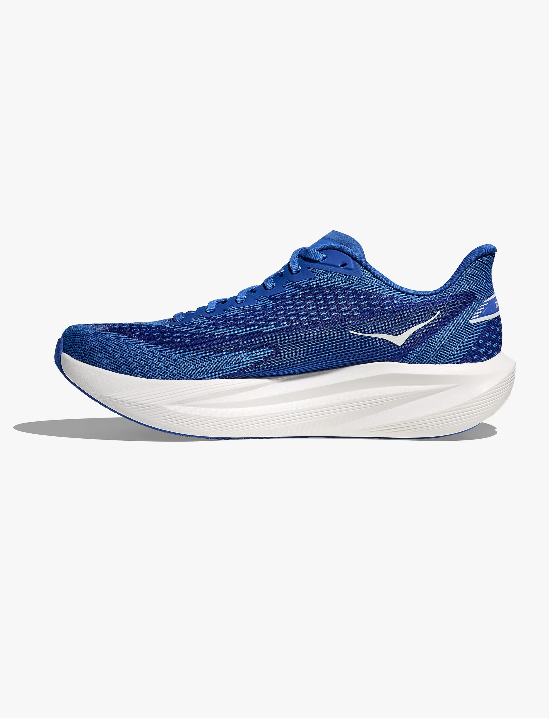 HOKA MACH 7 - נעלי ספורט לגברים הוקה מאך 7 בצבע כחול קובלט/ירוק נאון - Image 5