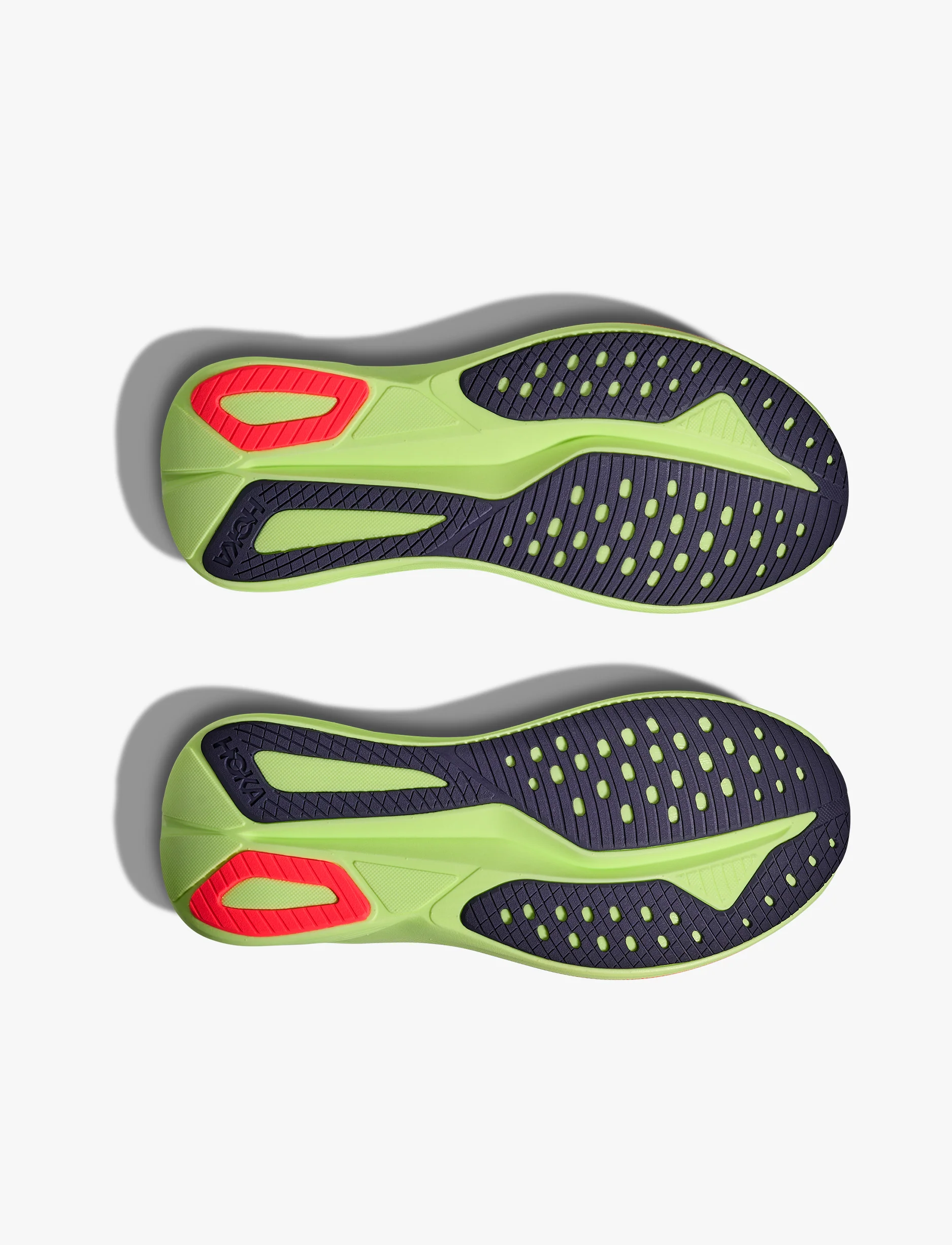 HOKA MACH 7 WIDE - נעלי ספורט לגברים הוקה מאך 7 רחבות בצבע פרוסט/נאון אוזו - Image 8