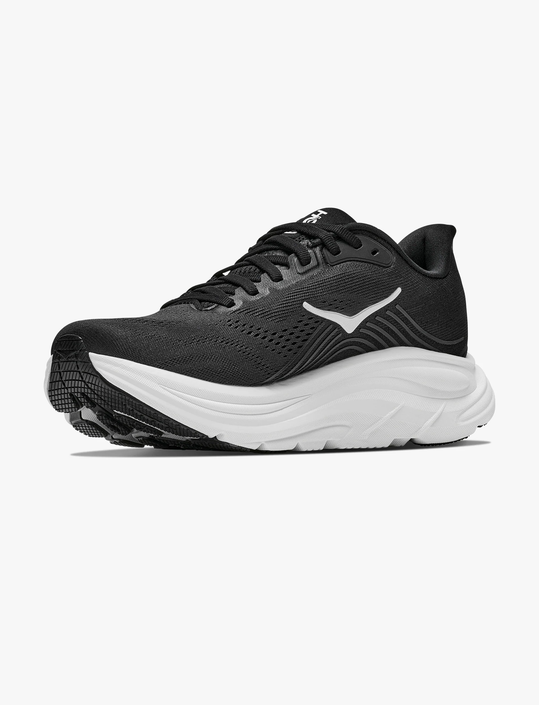 HOKA CLIFTON 11 - נעלי ספורט נשים הוקה קליפטון 11 בצבע שחור/לבן - Image 4