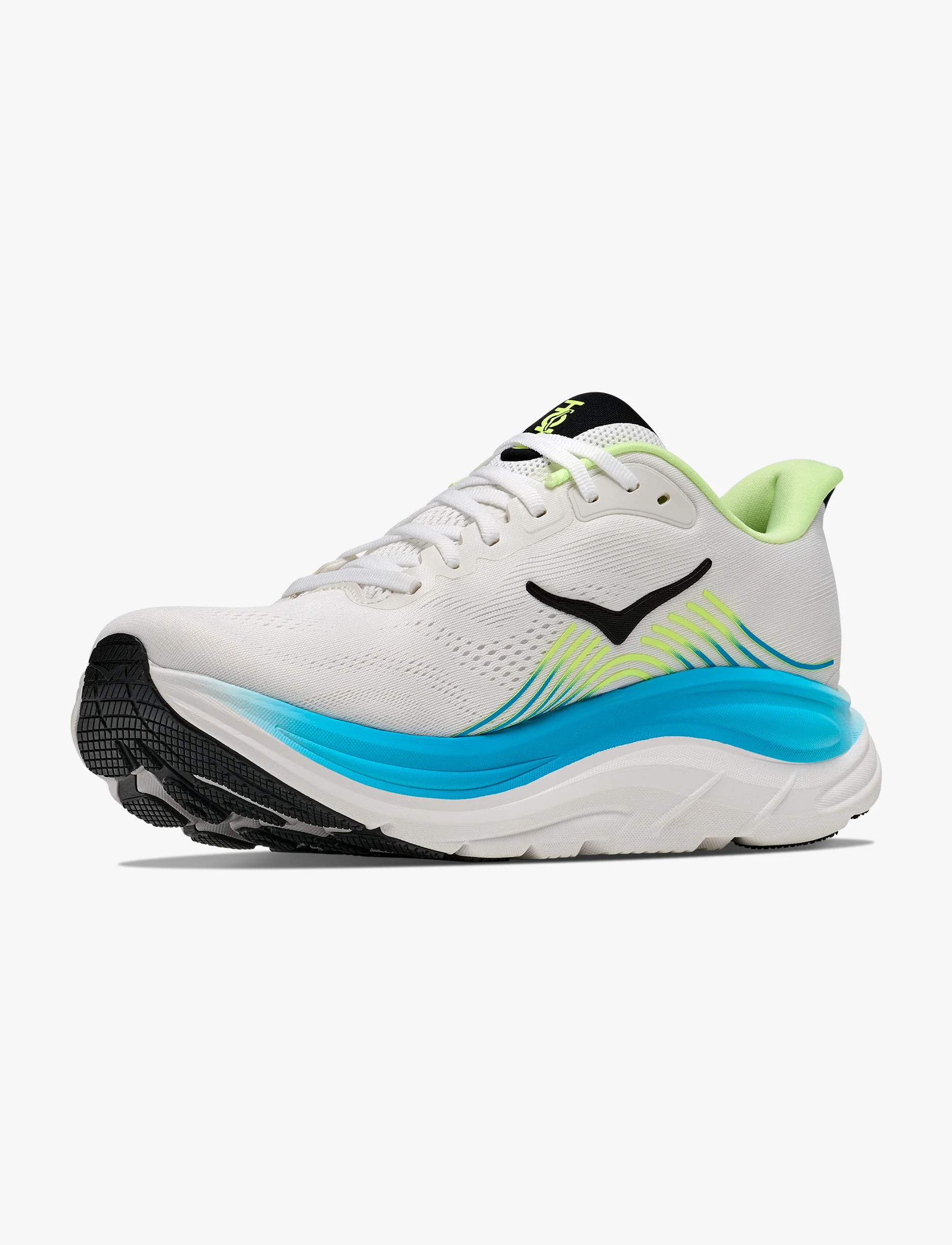 HOKA CLIFTON WIDE 11 - נעלי ספורט גברים הוקה קליפטון 11 רחבות בצבע פרוסט/שחור - Image 5