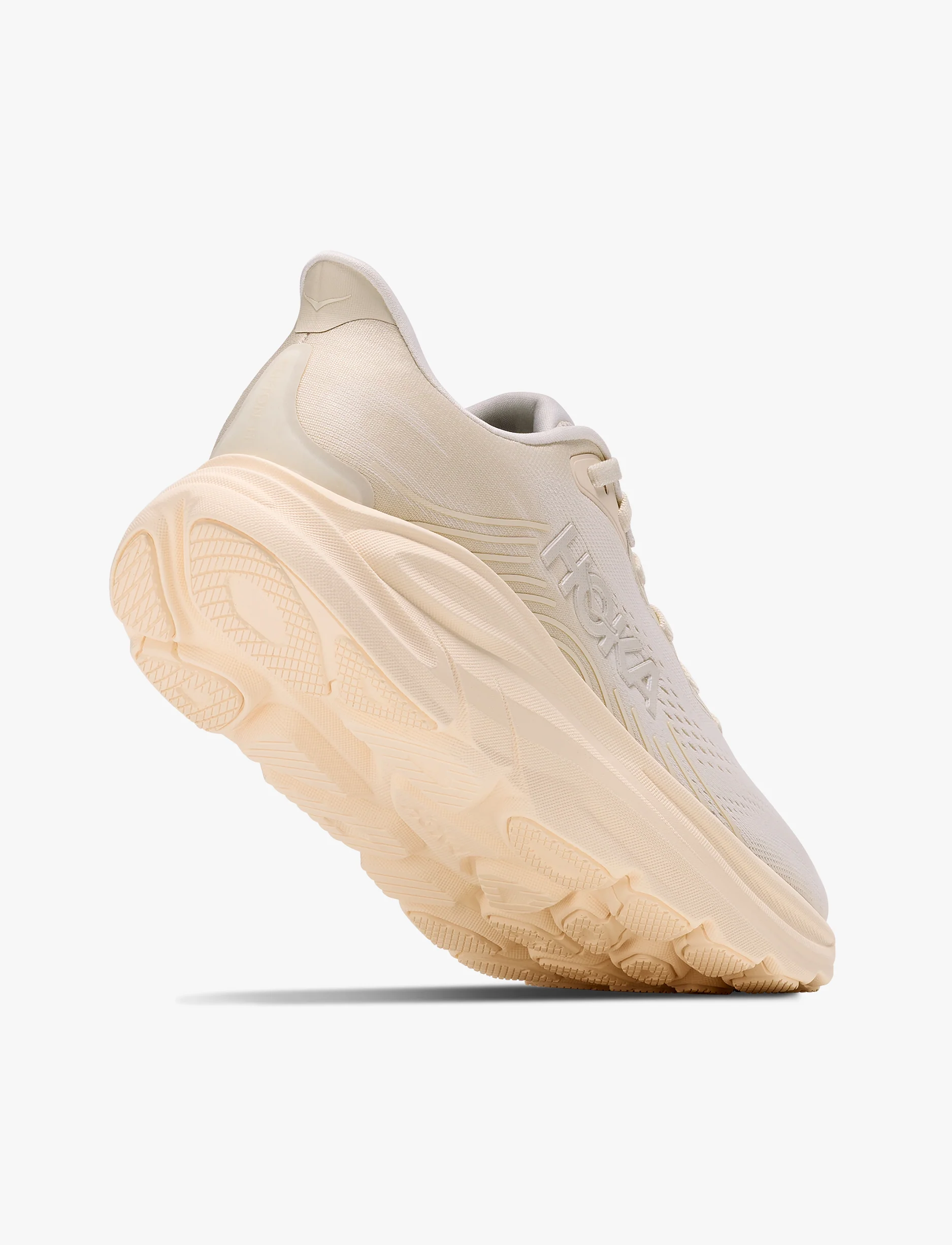 HOKA CLIFTON WIDE 11 - נעלי ספורט נשים הוקה קליפטון 11 רחבות בצבע חימר בהיר/שיבולת שועל - Image 3