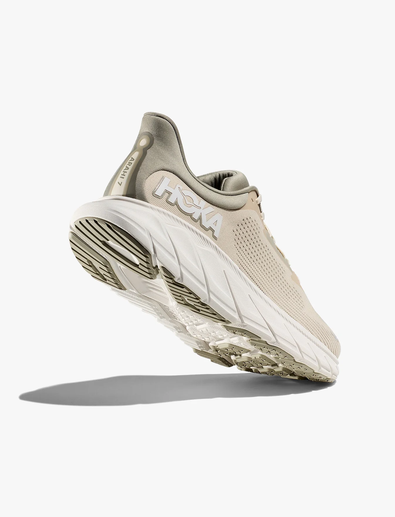 HOKA Arahi 7 - נעלי ספורט גברים הוקה ארהי 7 בצבע שיבולת שועל/שעורה - Image 3