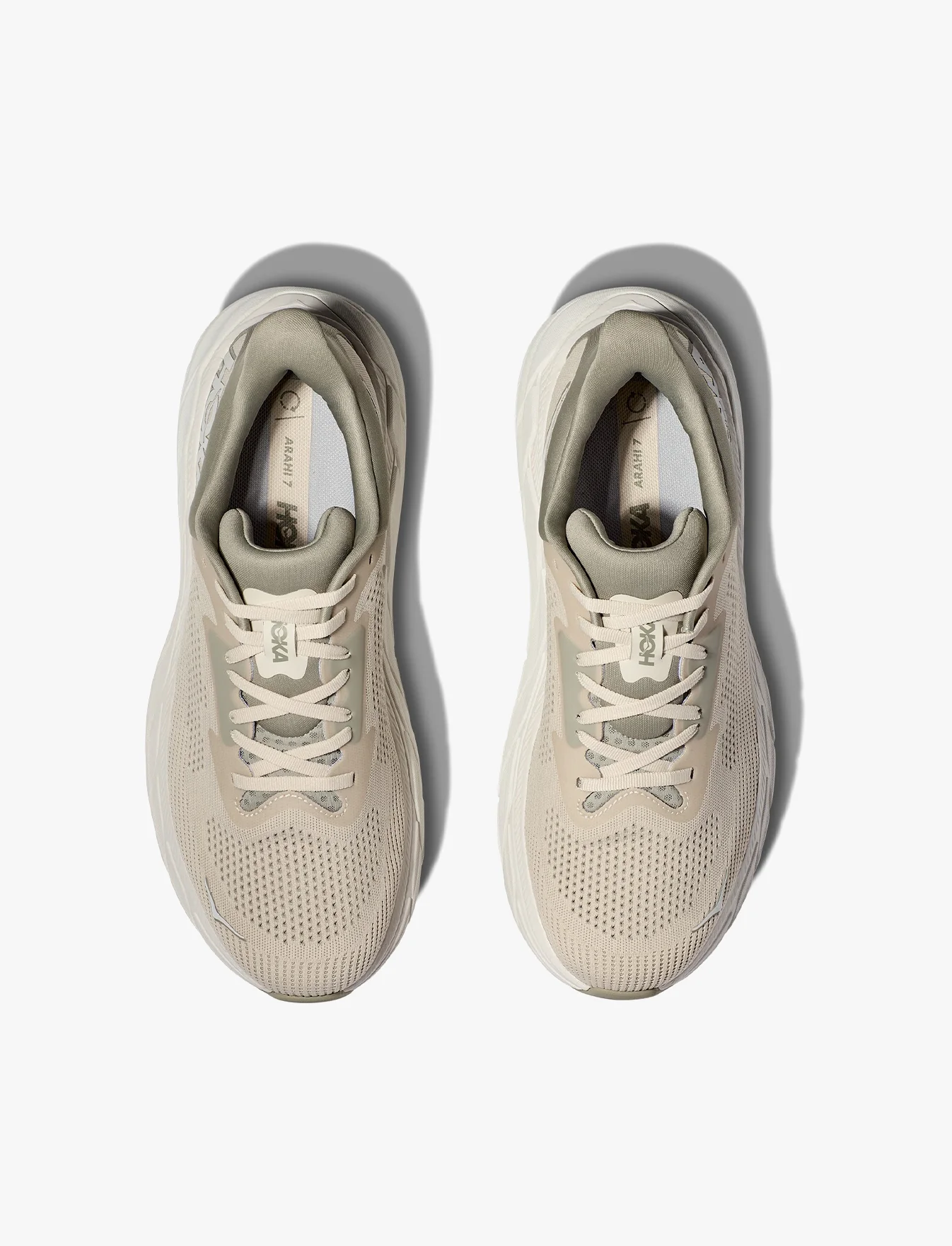 HOKA Arahi 7 - נעלי ספורט גברים הוקה ארהי 7 בצבע שיבולת שועל/שעורה - Image 7