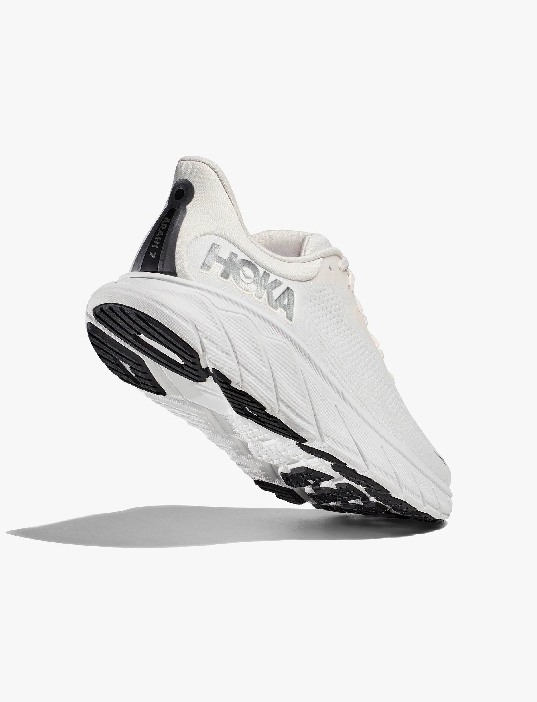 HOKA Arahi 7 - נעלי ספורט גברים הוקה ארהי 7 בצבע לבן/אפרפר - Image 3