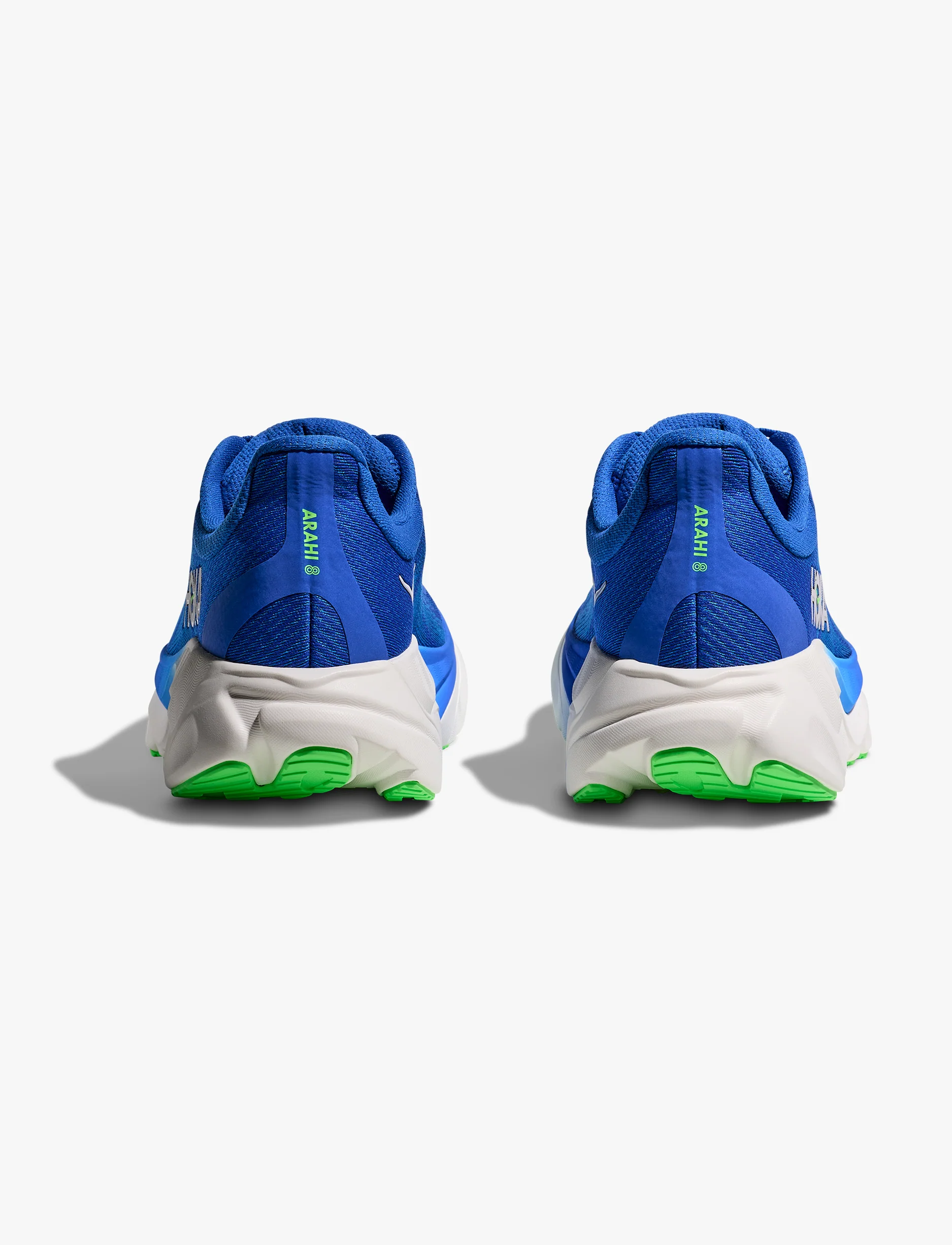 HOKA Arahi 8 - נעלי ספורט גברים הוקה ארהי 8 בצבע כחול קובלט/ירוק נאון - Image 5
